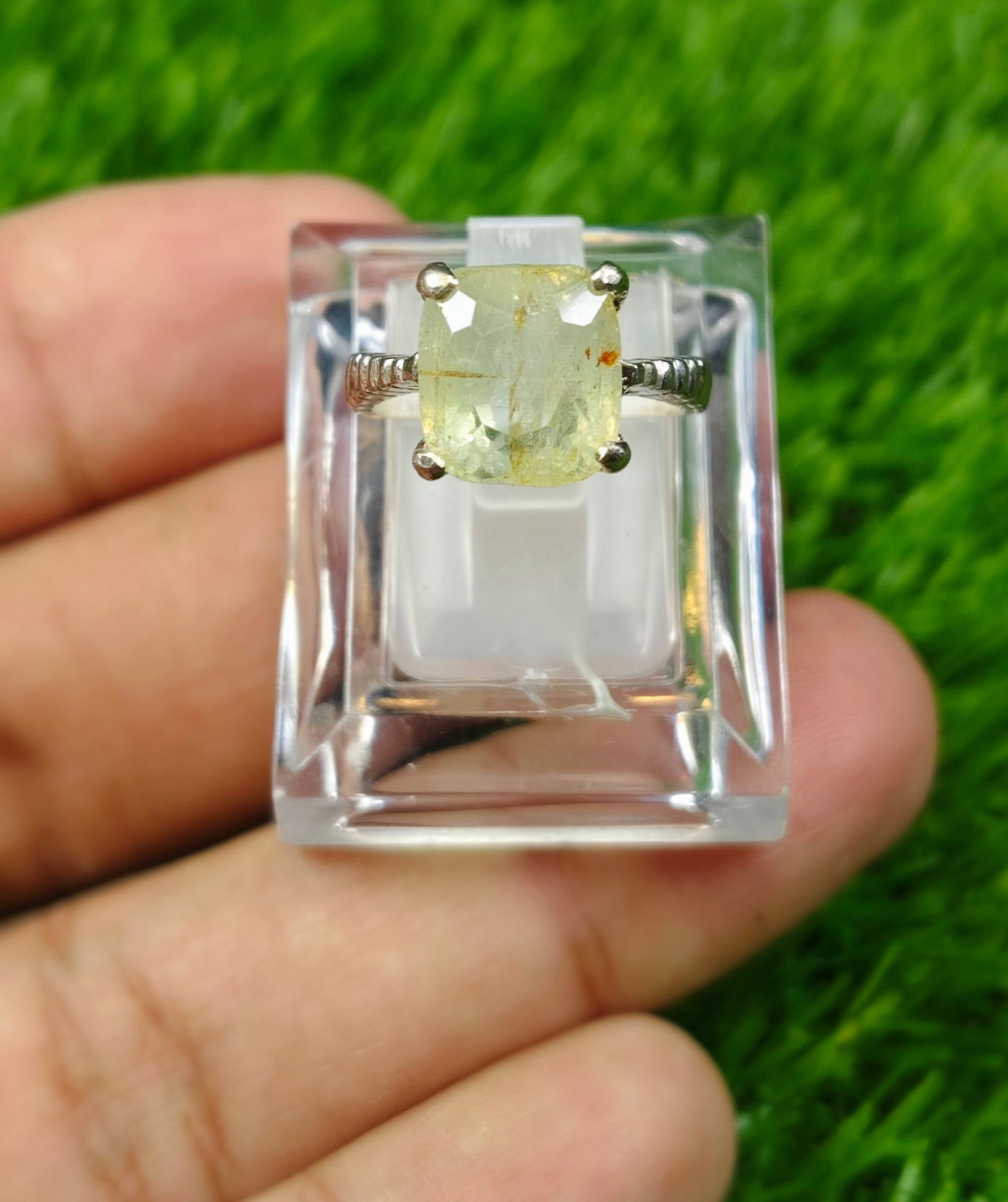 Ceylon Topaz Ring For Men