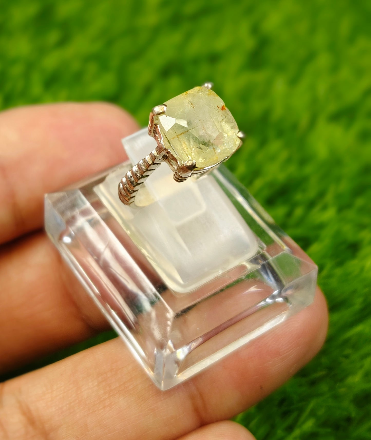 Ceylon Topaz Ring For Men