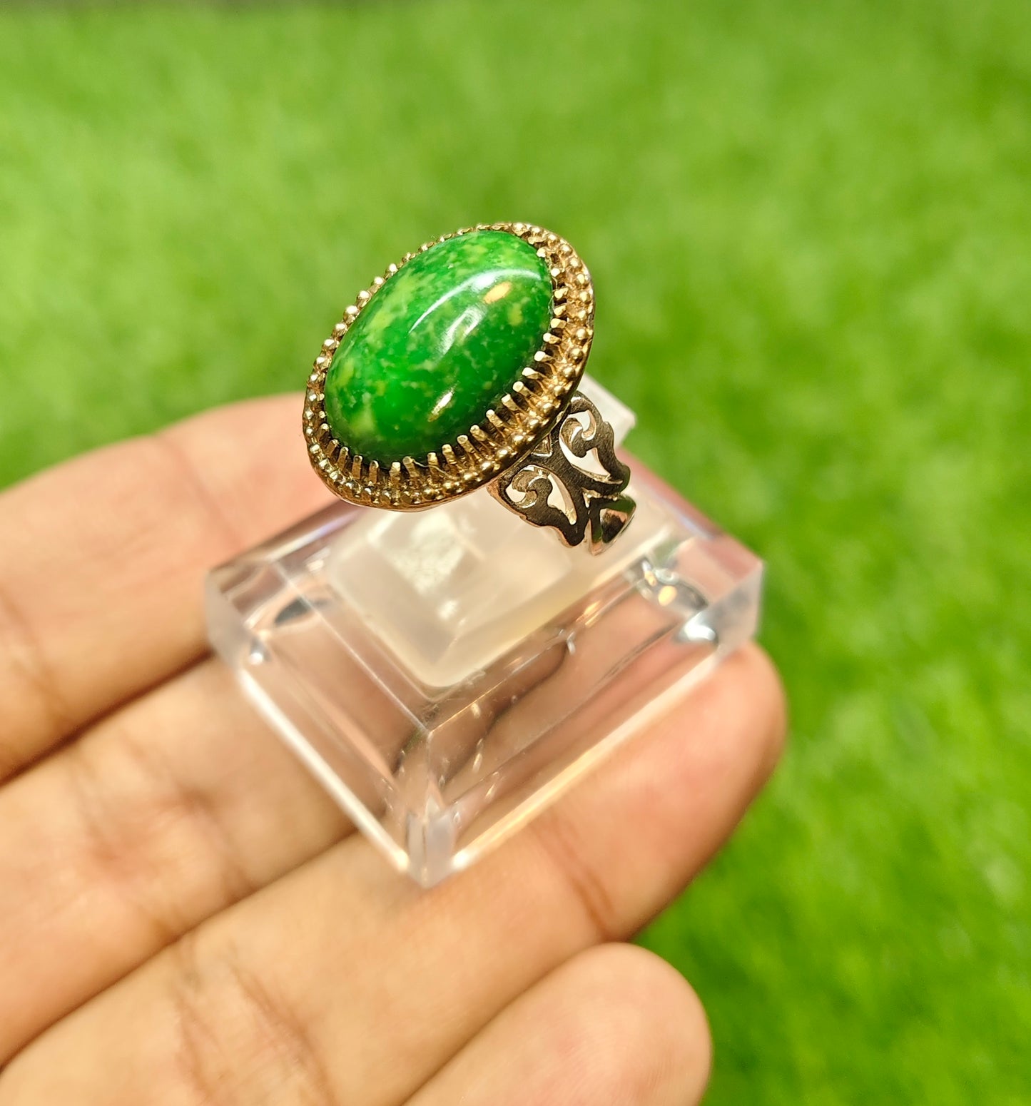 Premium Quality Hussani Feroza Ring