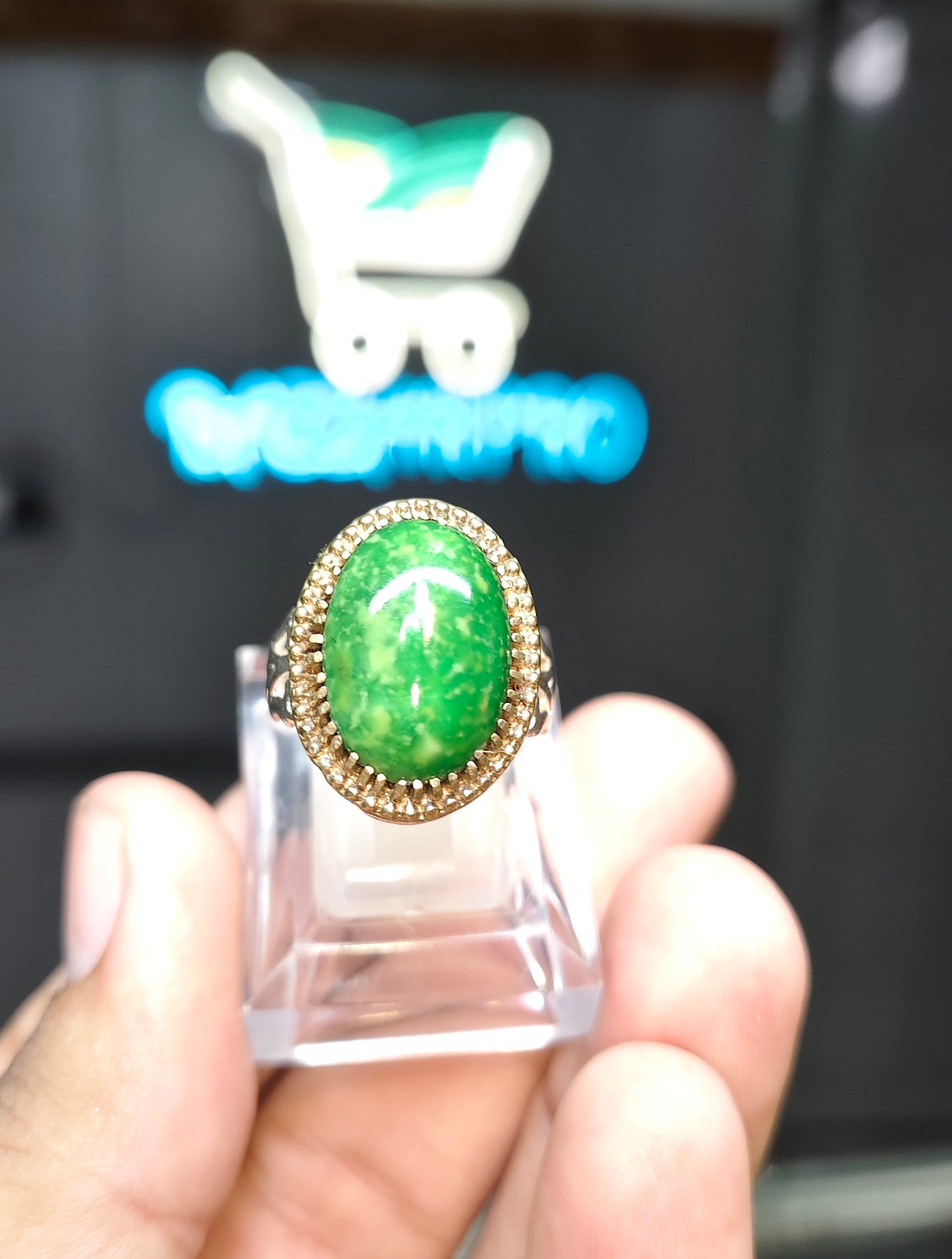 Premium Quality Hussani Feroza Ring