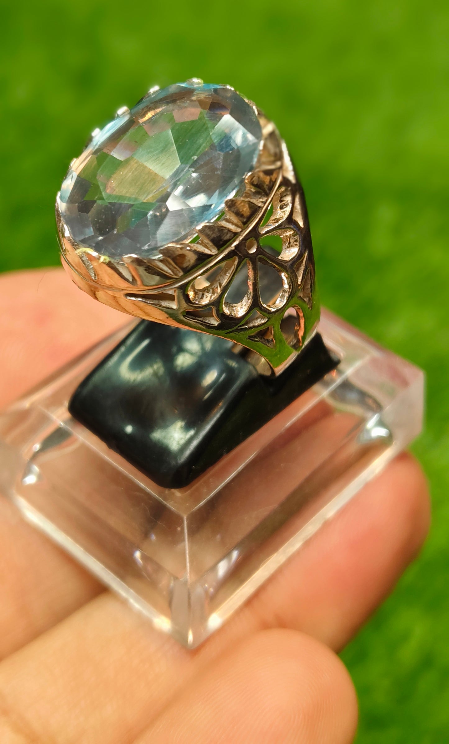 Blue Topaz Ring