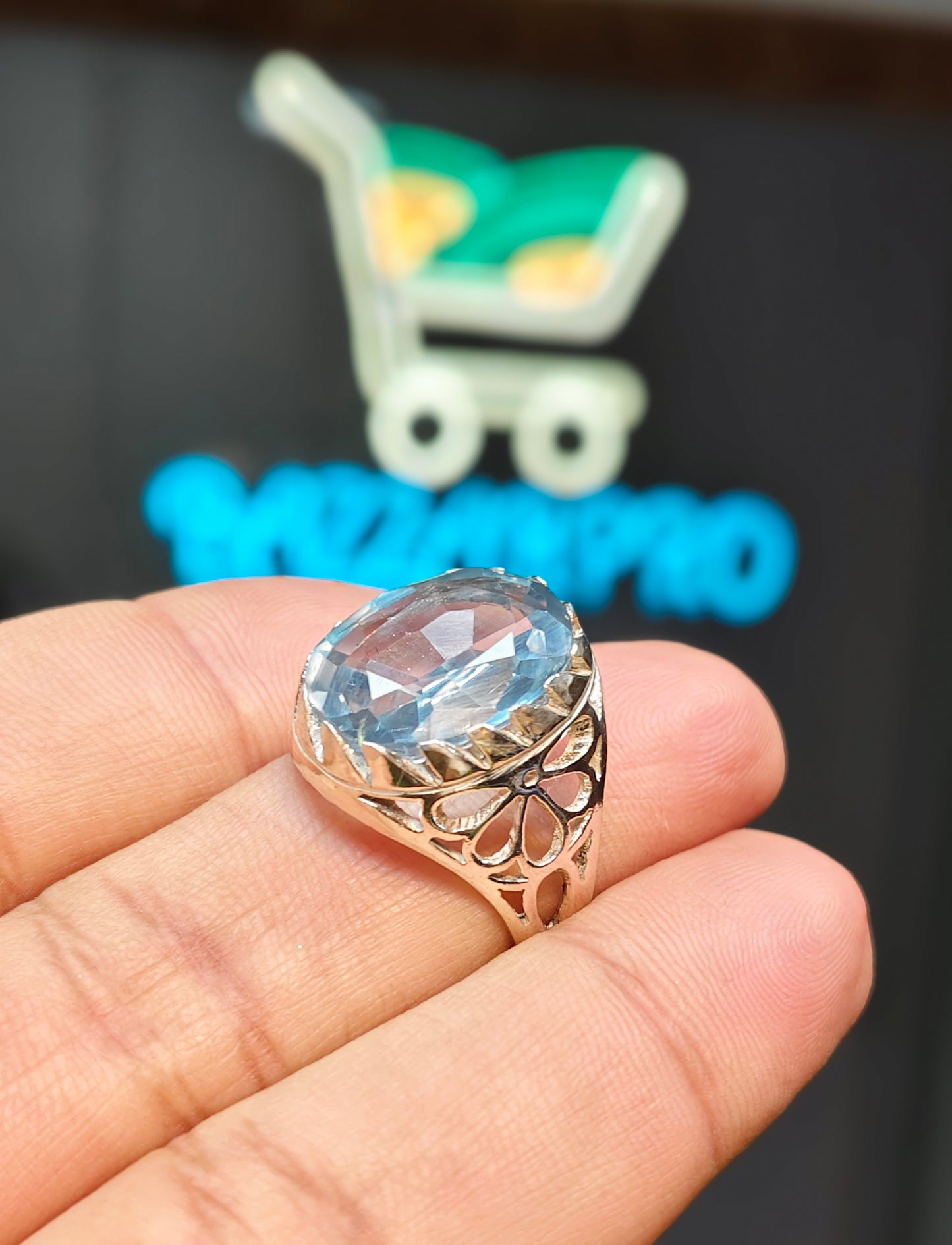 Blue Topaz Ring