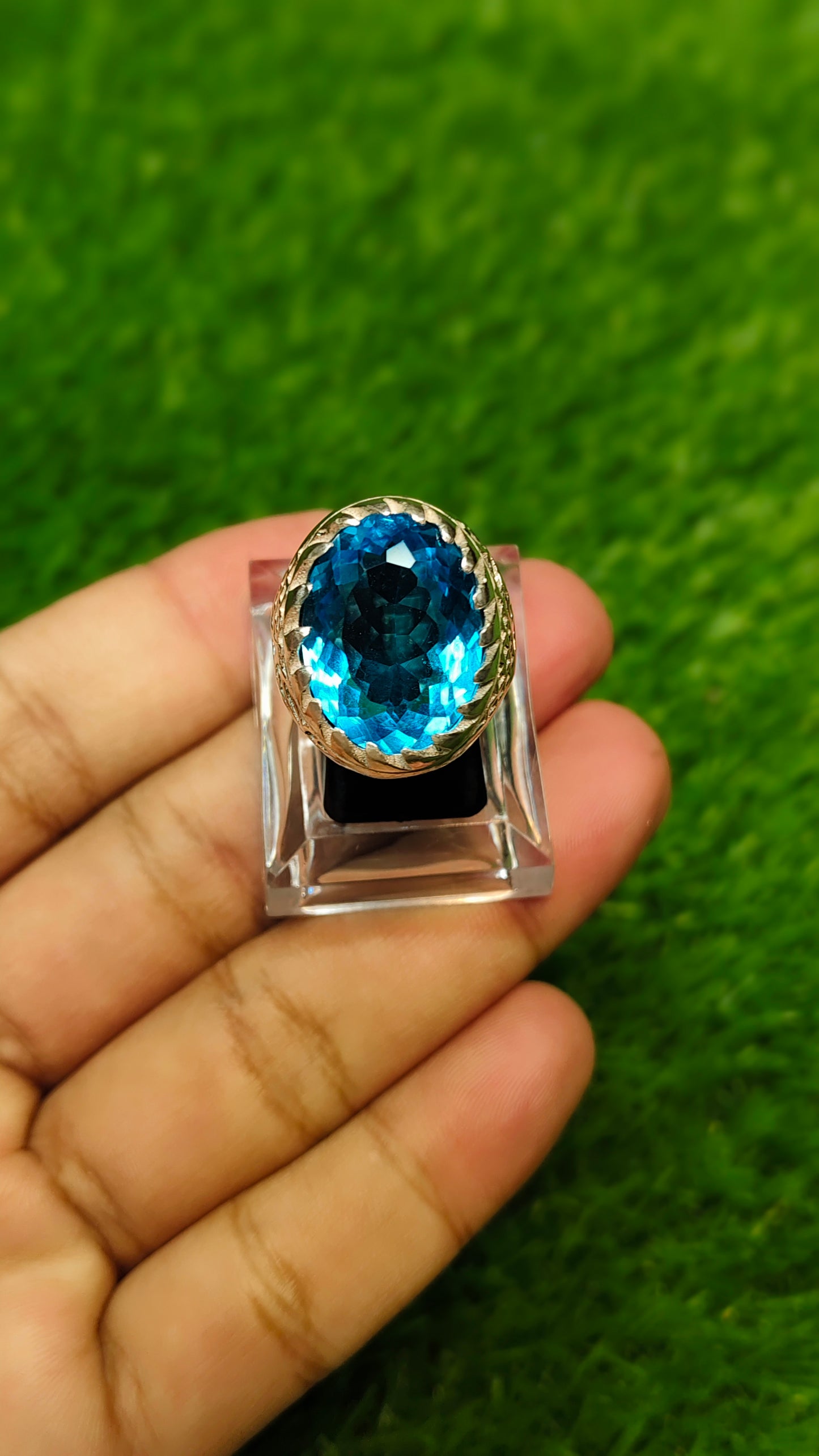 Blue Topaz Ring