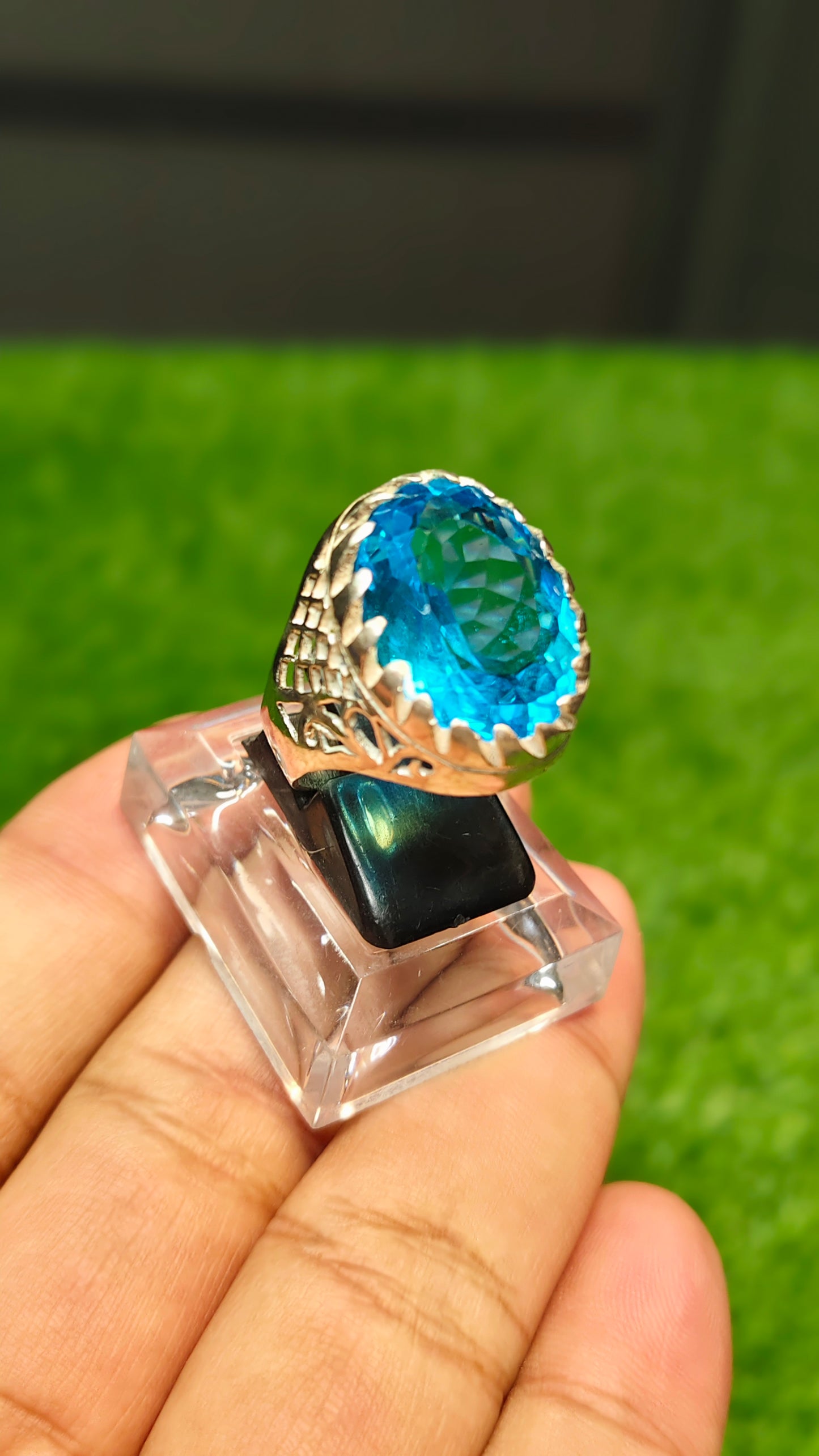 Blue Topaz Ring