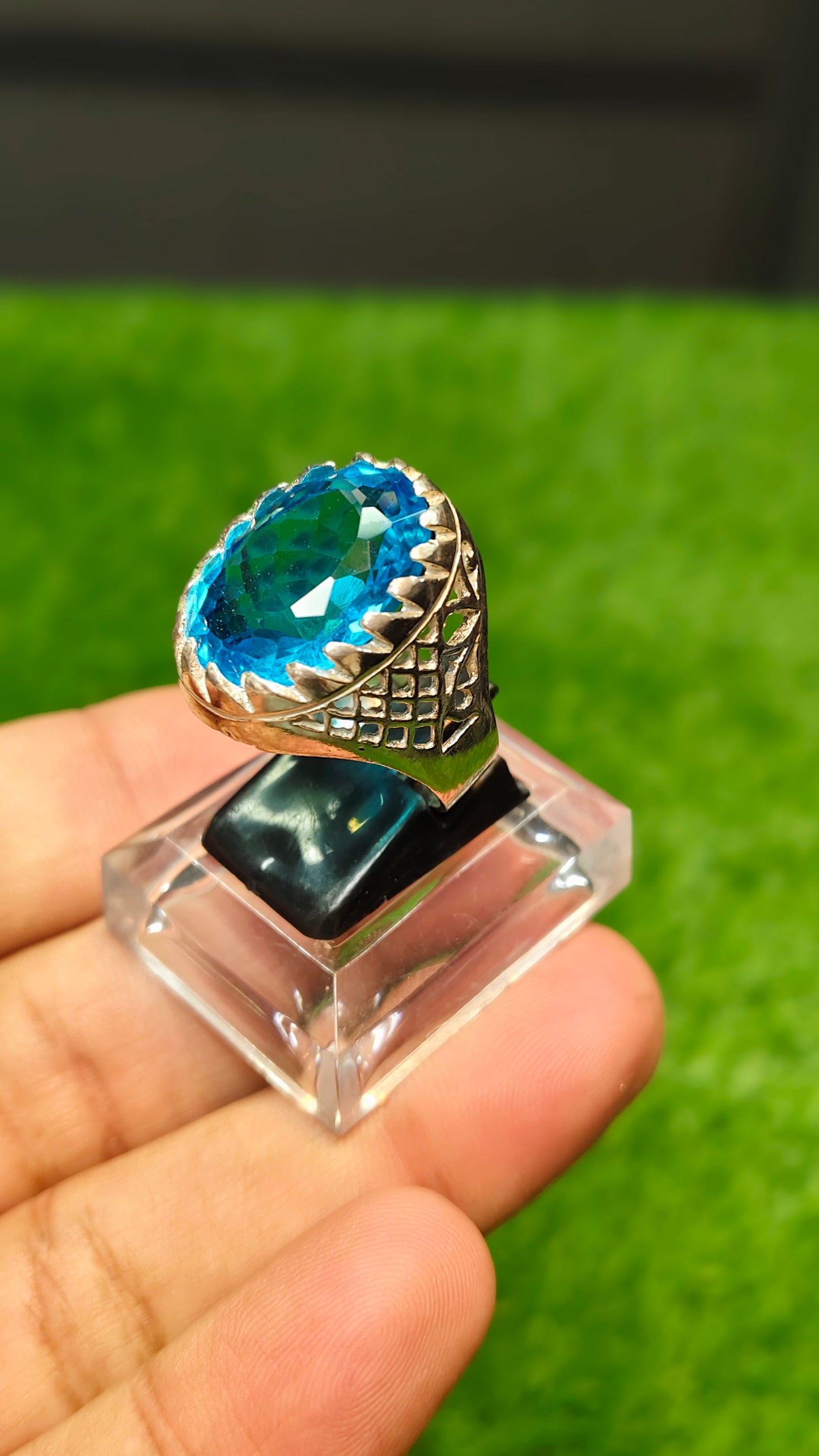 Blue Topaz Ring