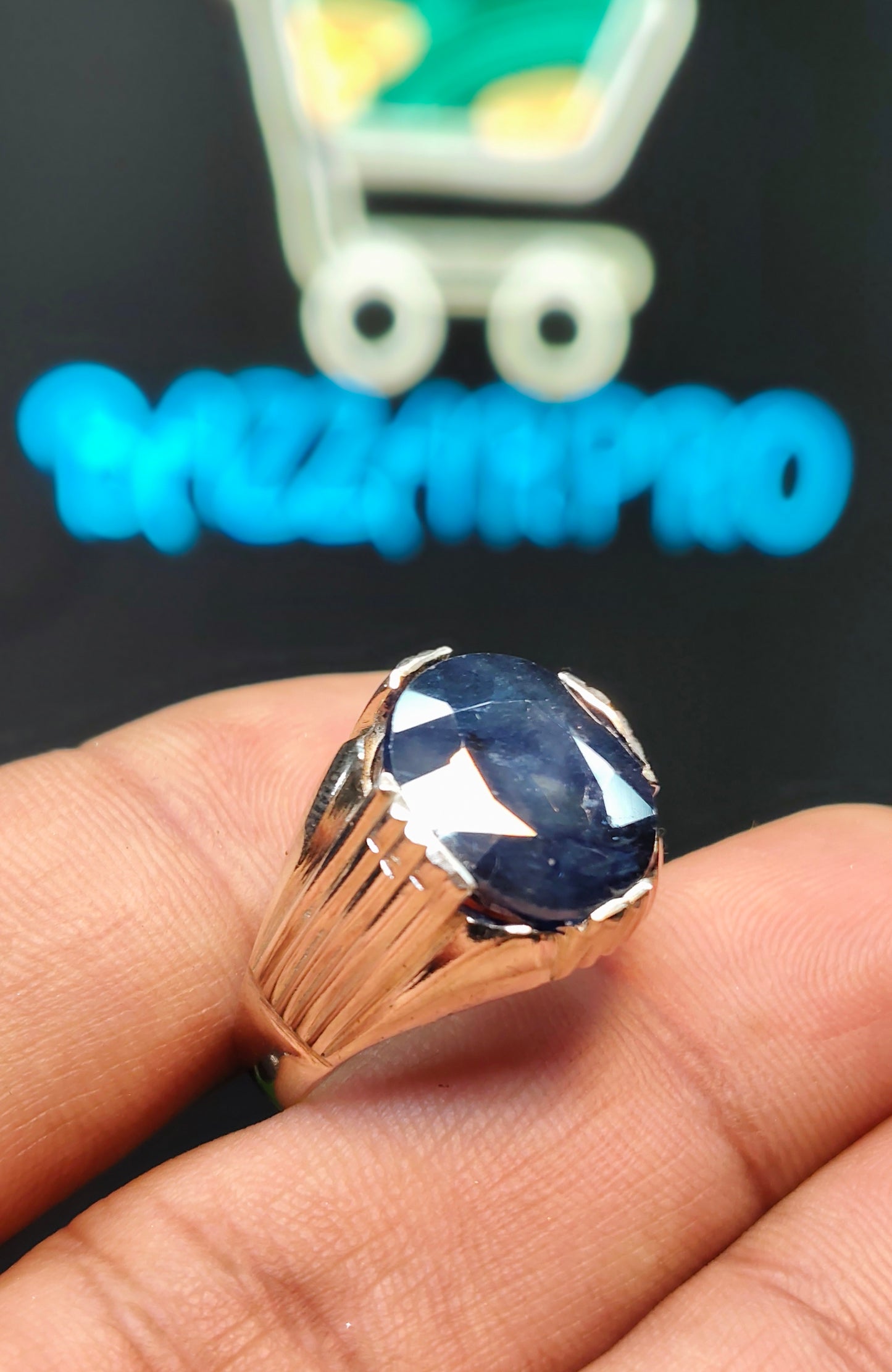 Big Size Neelam Ring