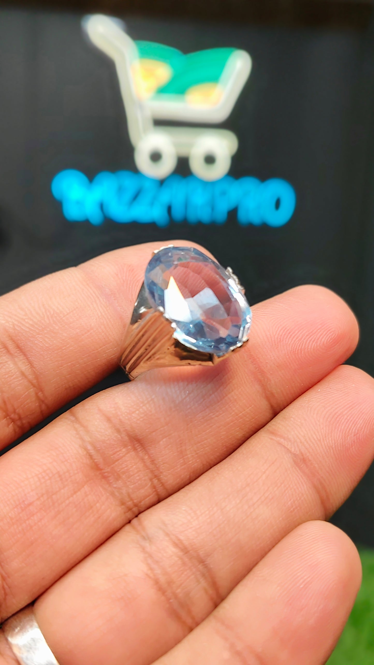 Blue Topaz Ring