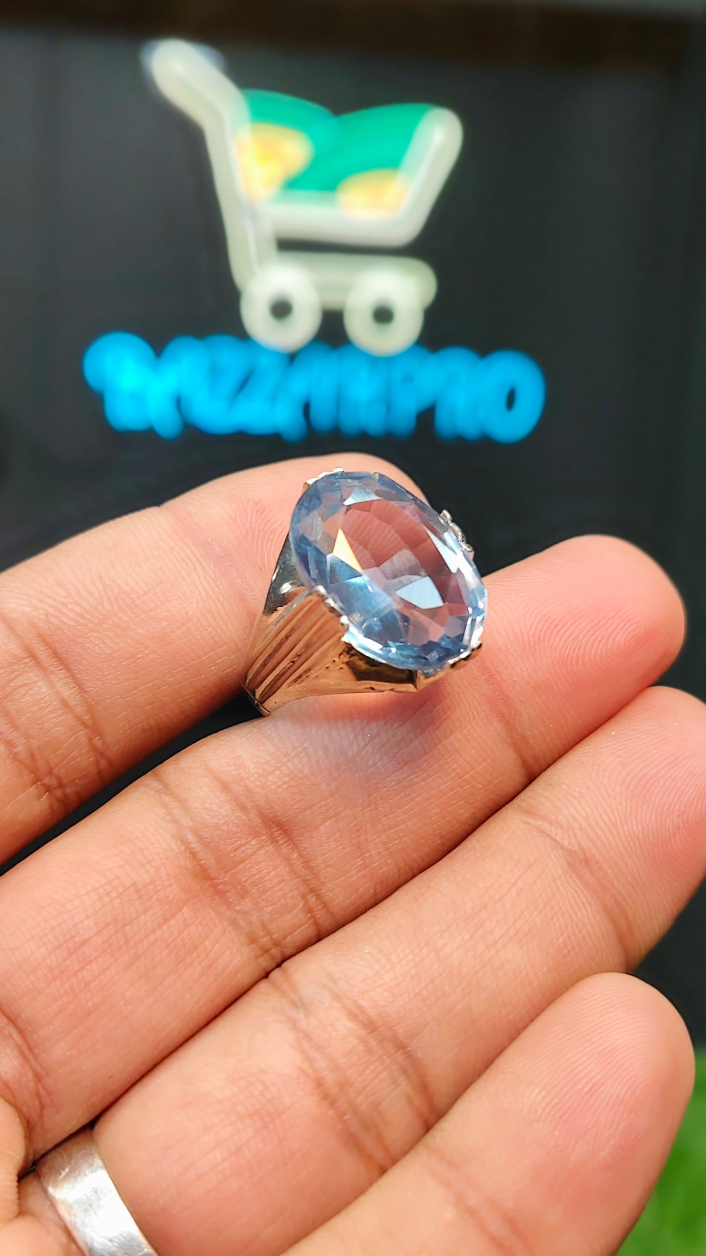 Blue Topaz Ring