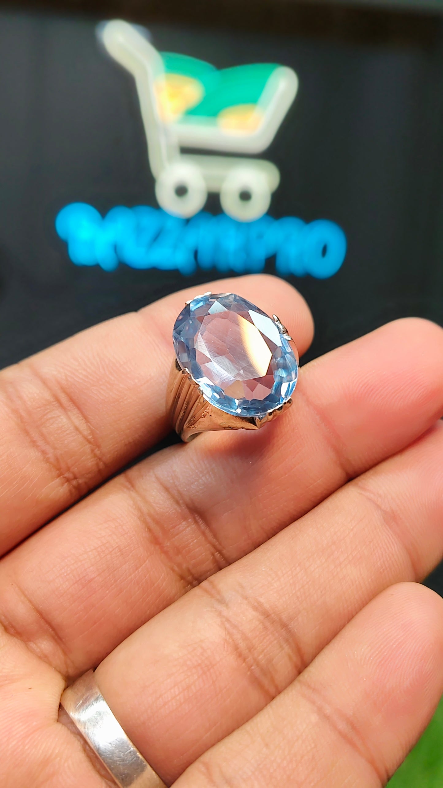 Blue Topaz Ring