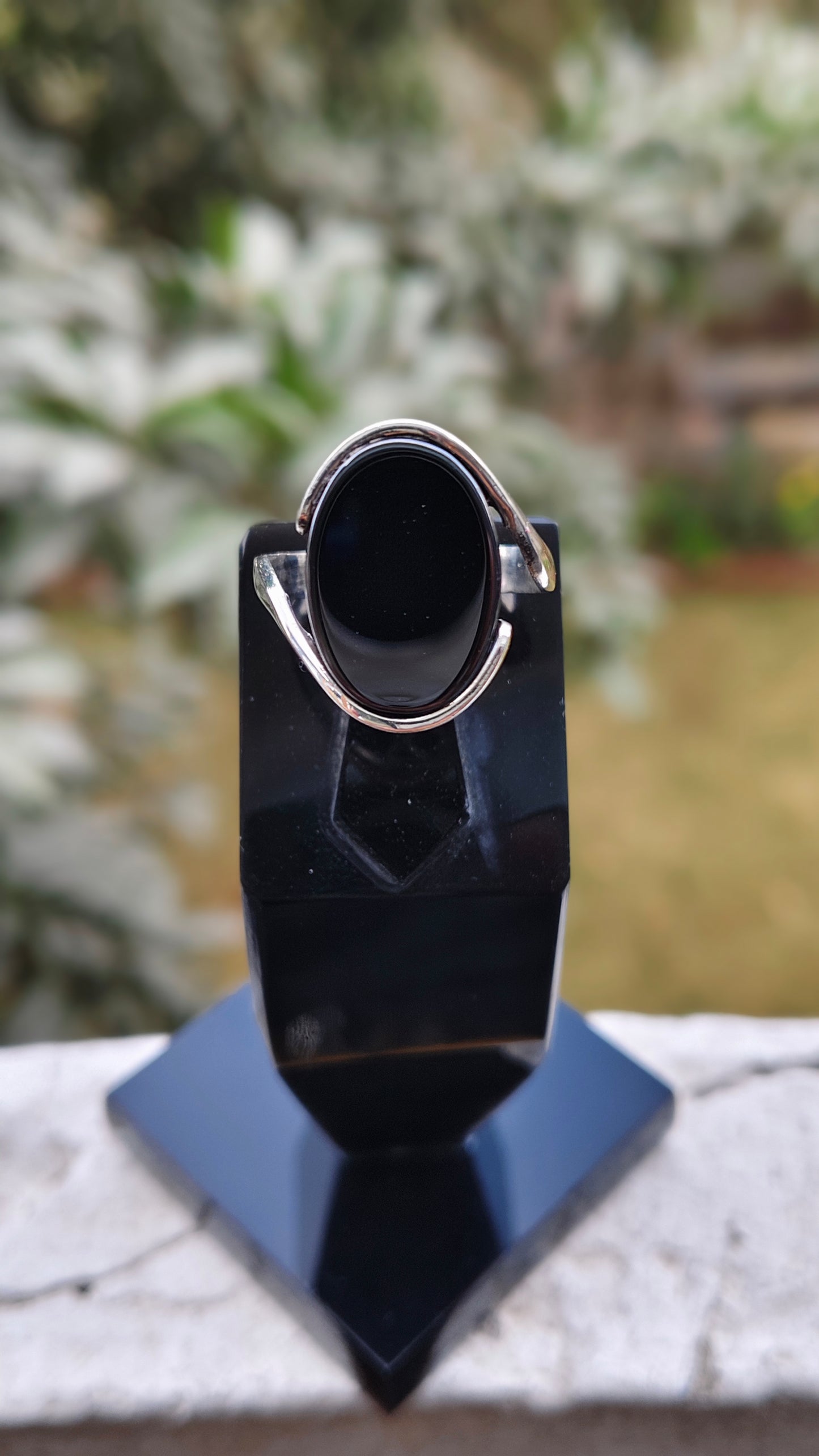 Black Aqeeq Turkish Ring