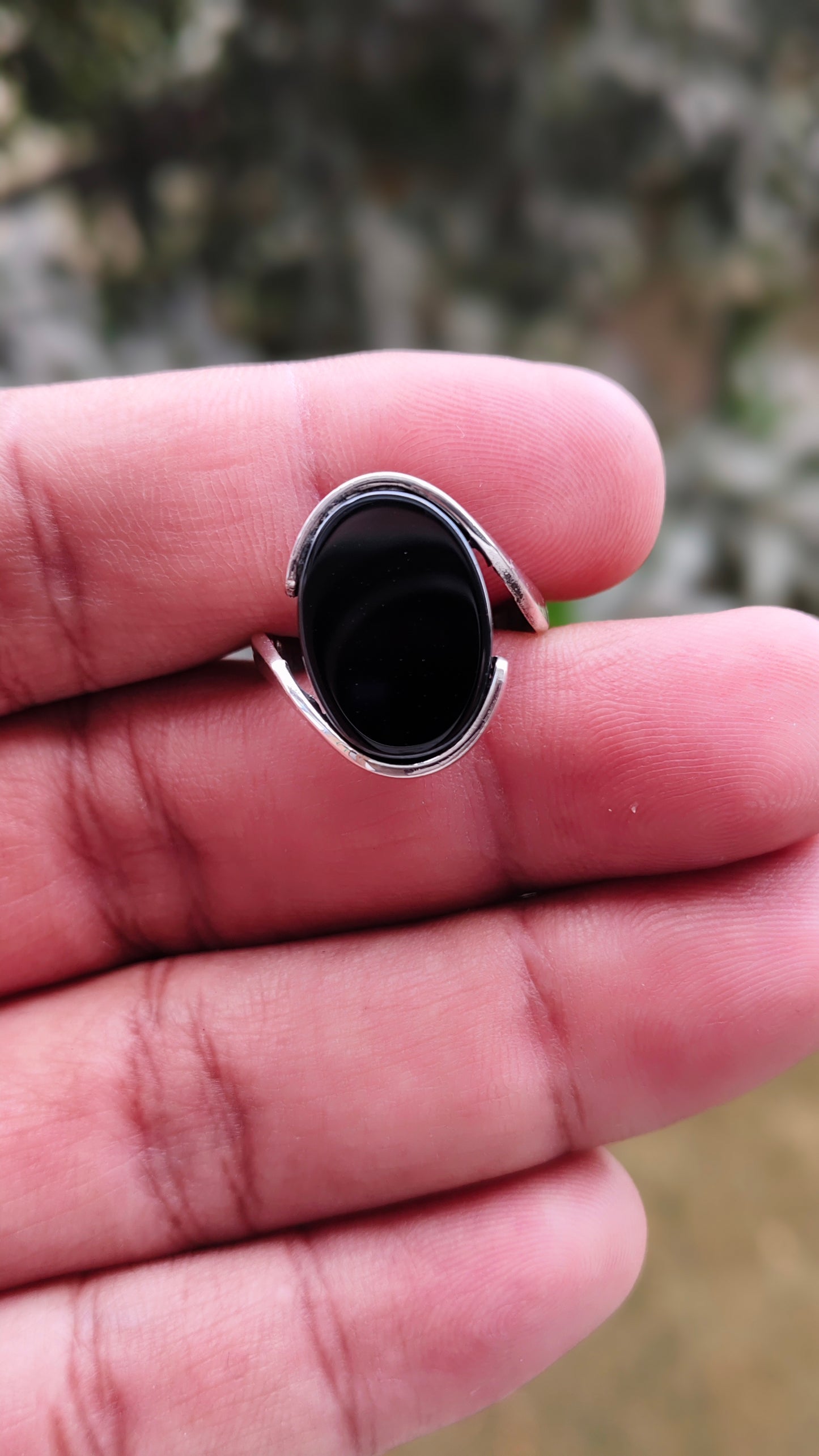 Black Aqeeq Turkish Ring