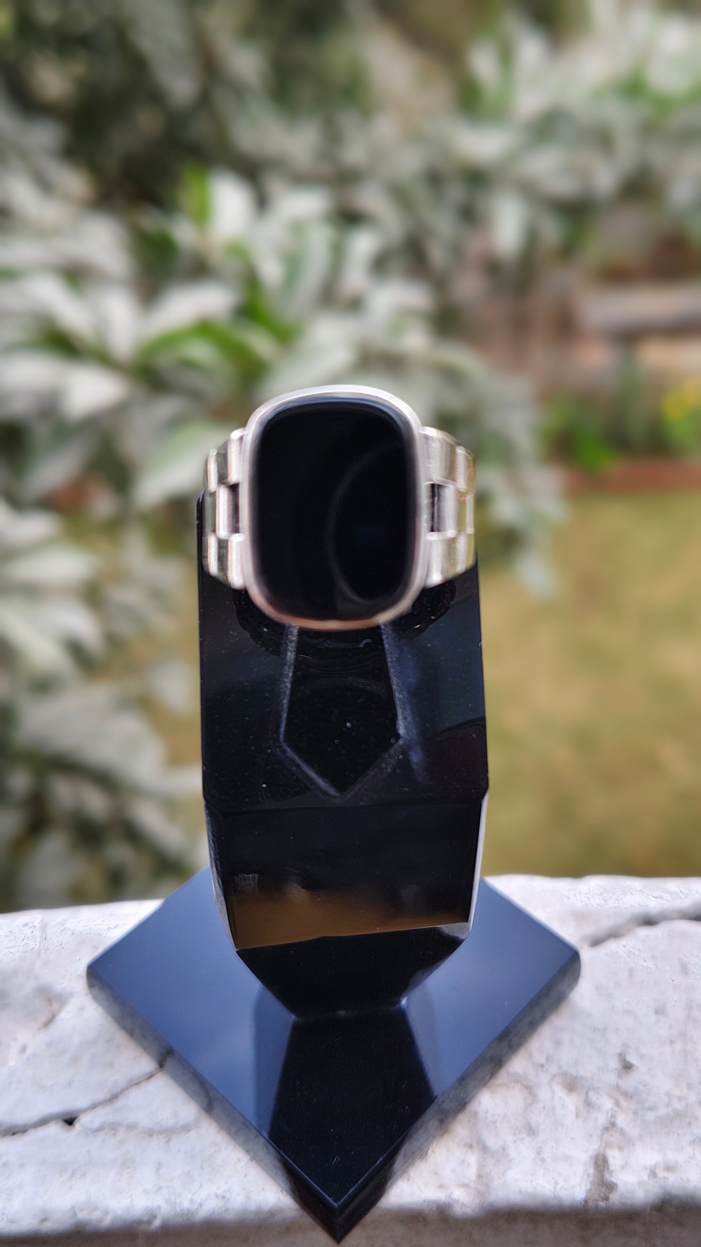 Black Aqeeq Turkish Ring