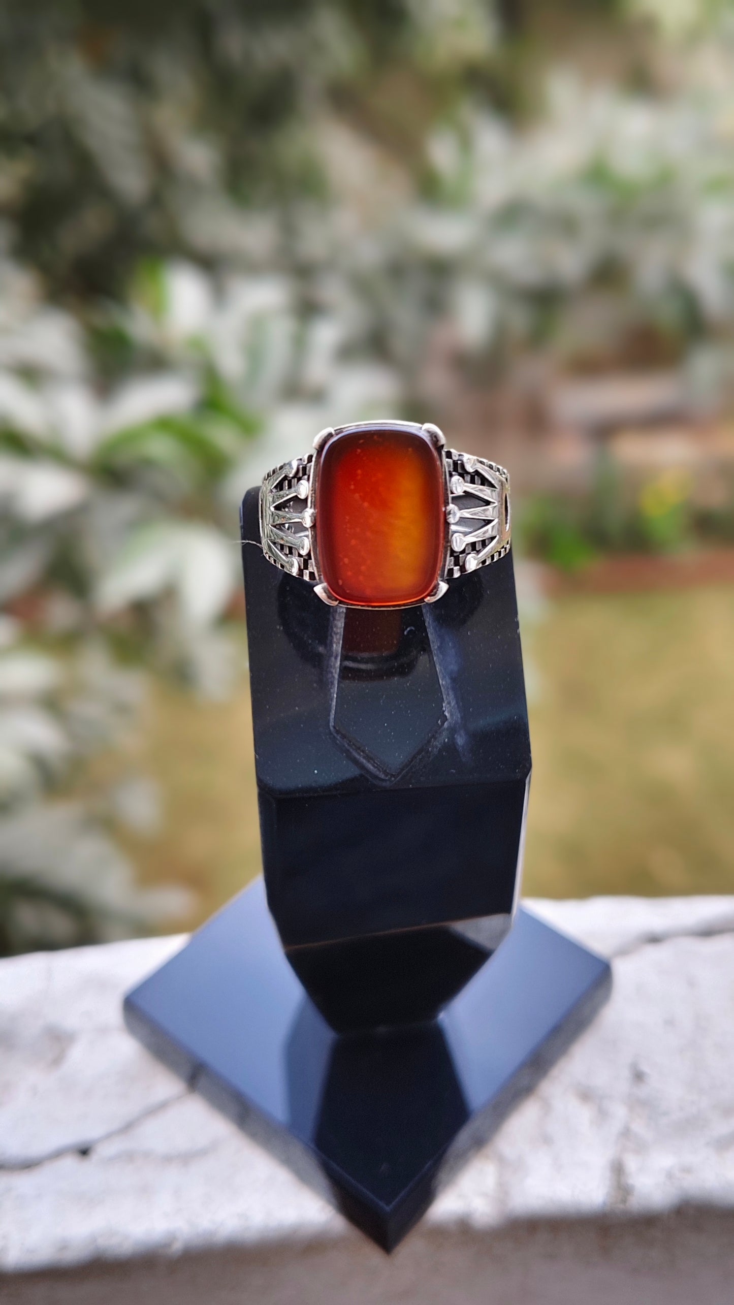 Yamni Aqeeq Turkish Ring