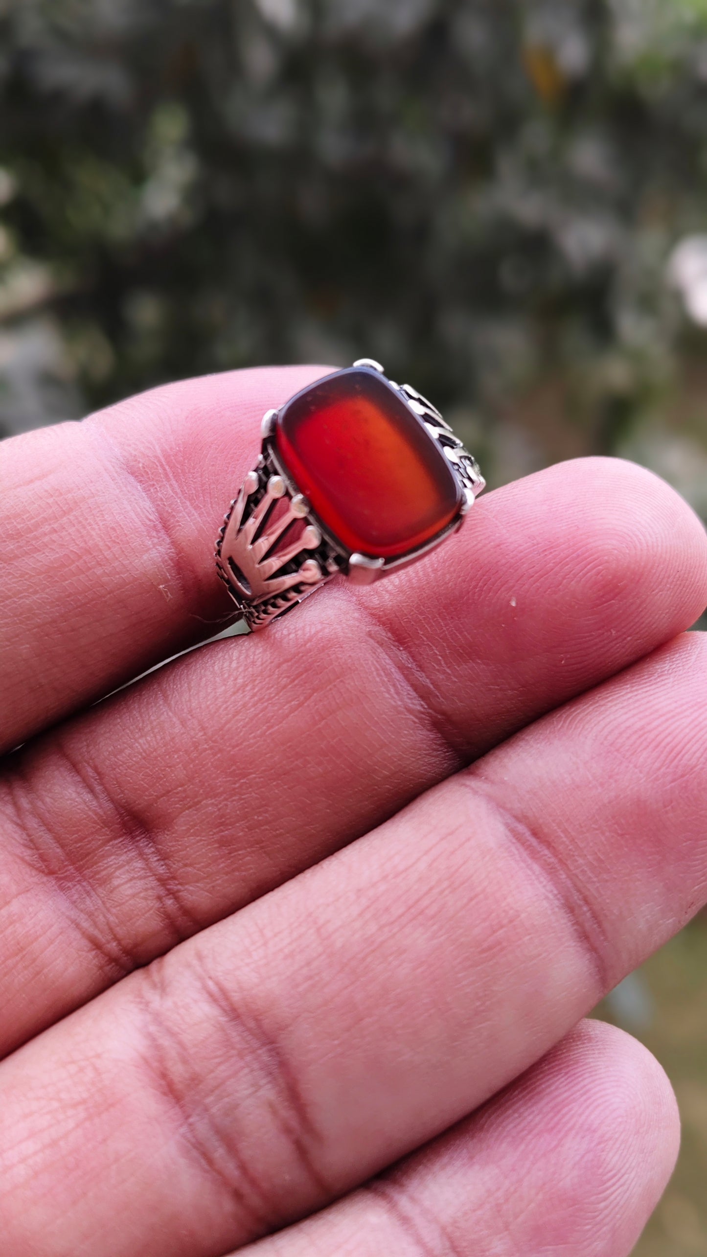 Yamni Aqeeq Turkish Ring