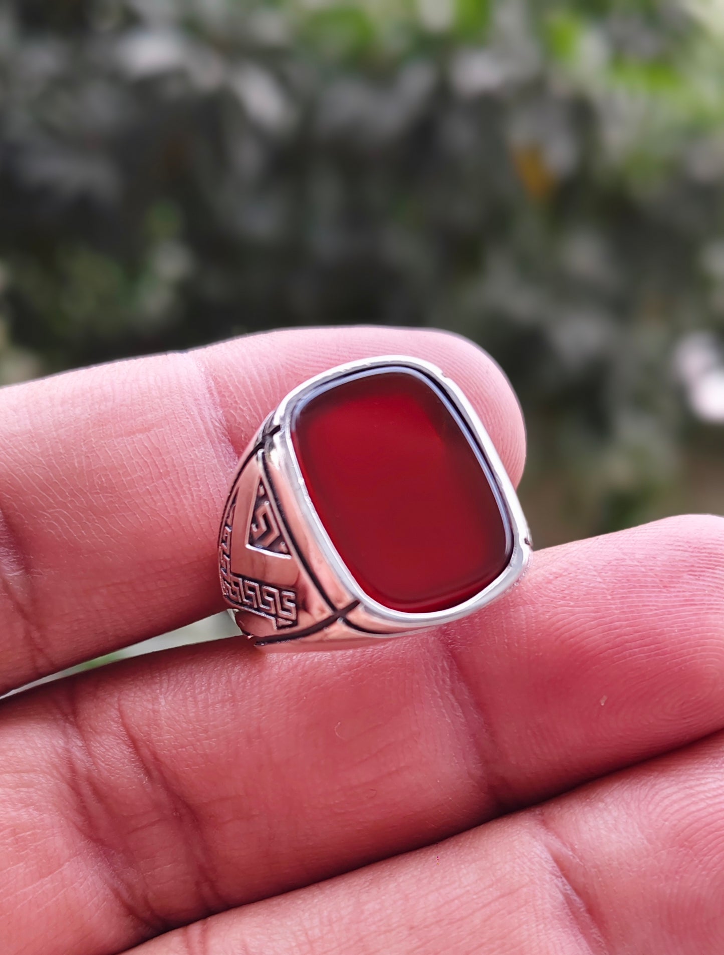 Yamni Aqeeq Turkish Ring