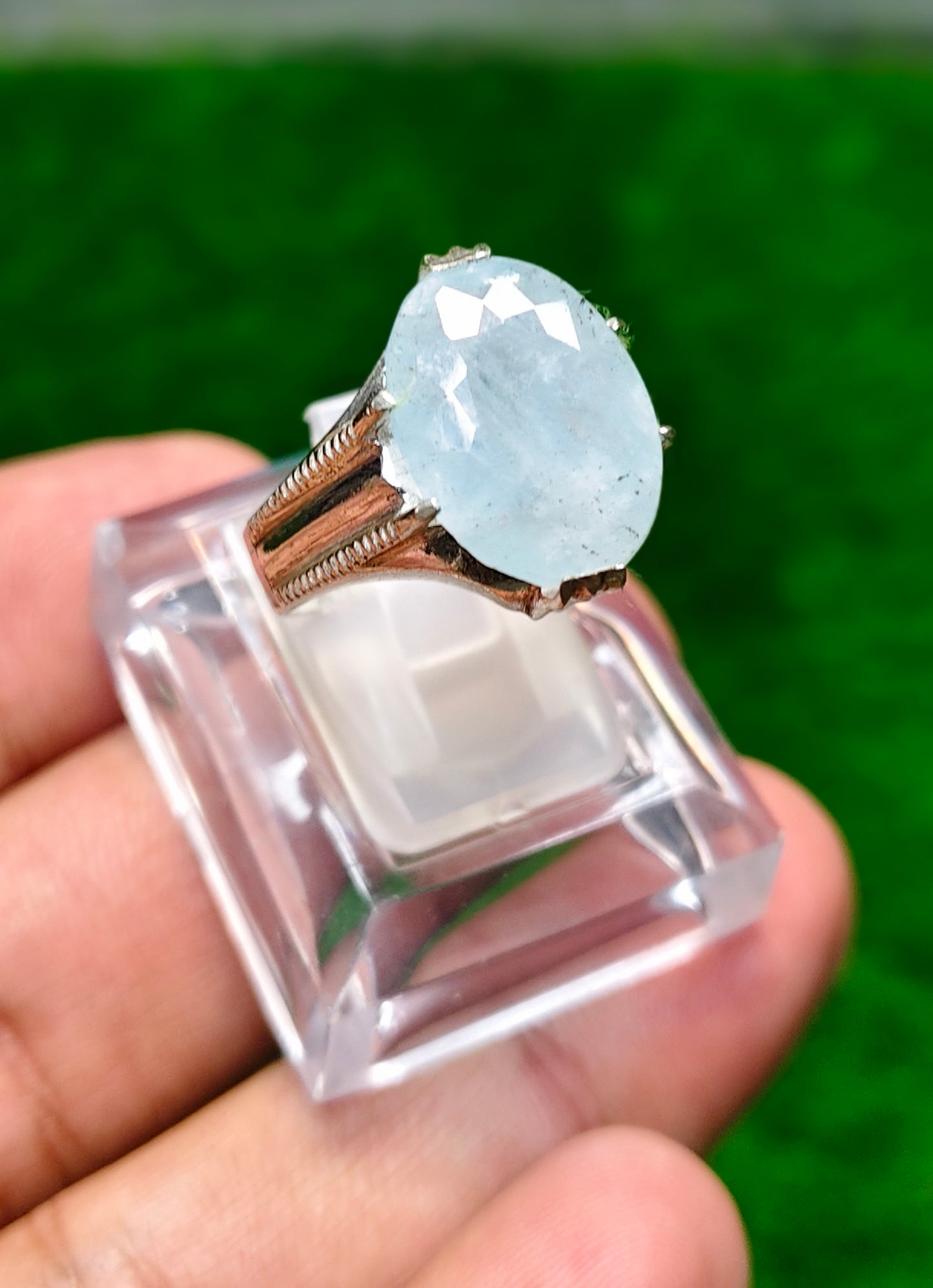 Premium Quality Aquamarine Ring