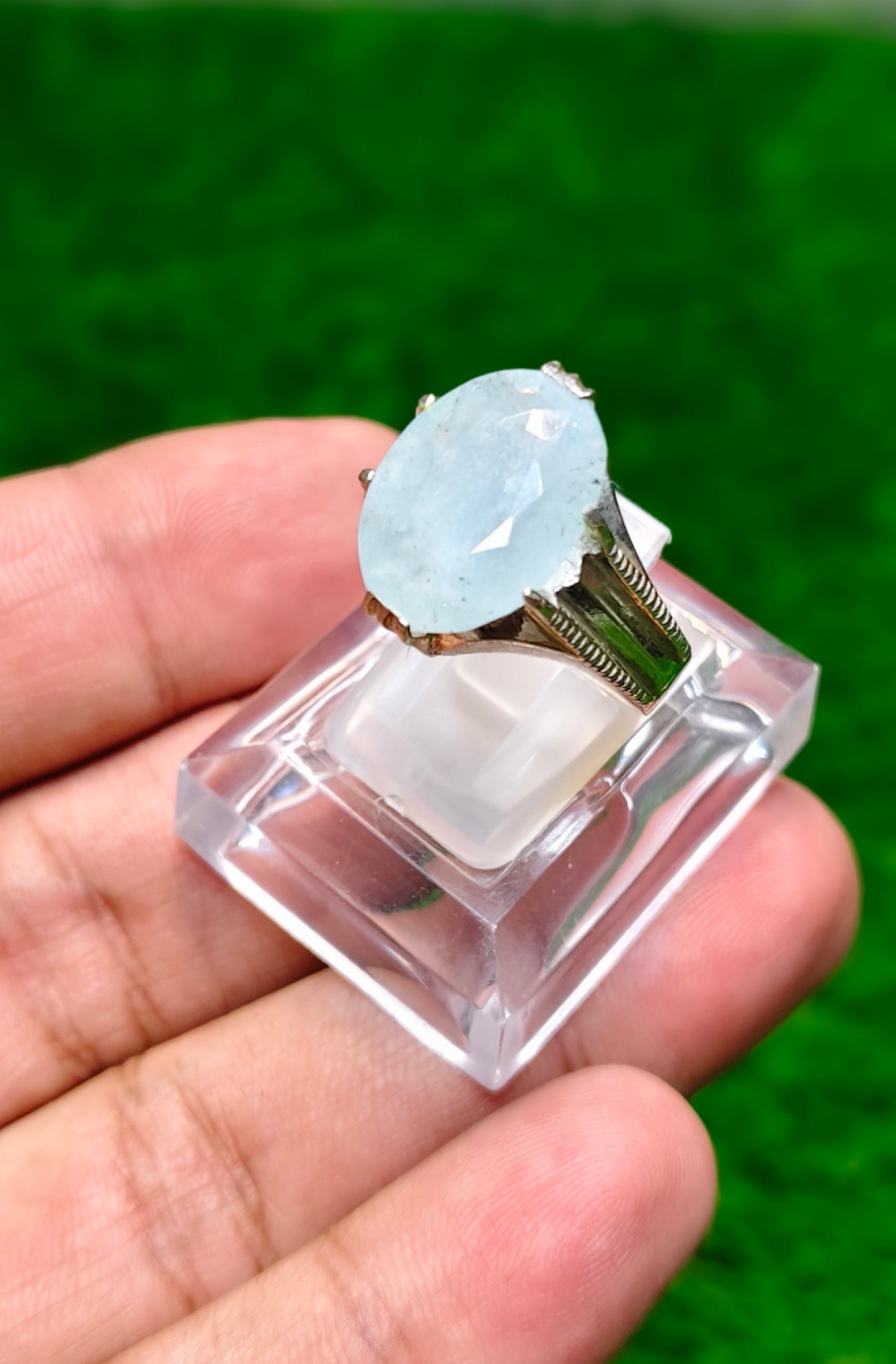 Premium Quality Aquamarine Ring