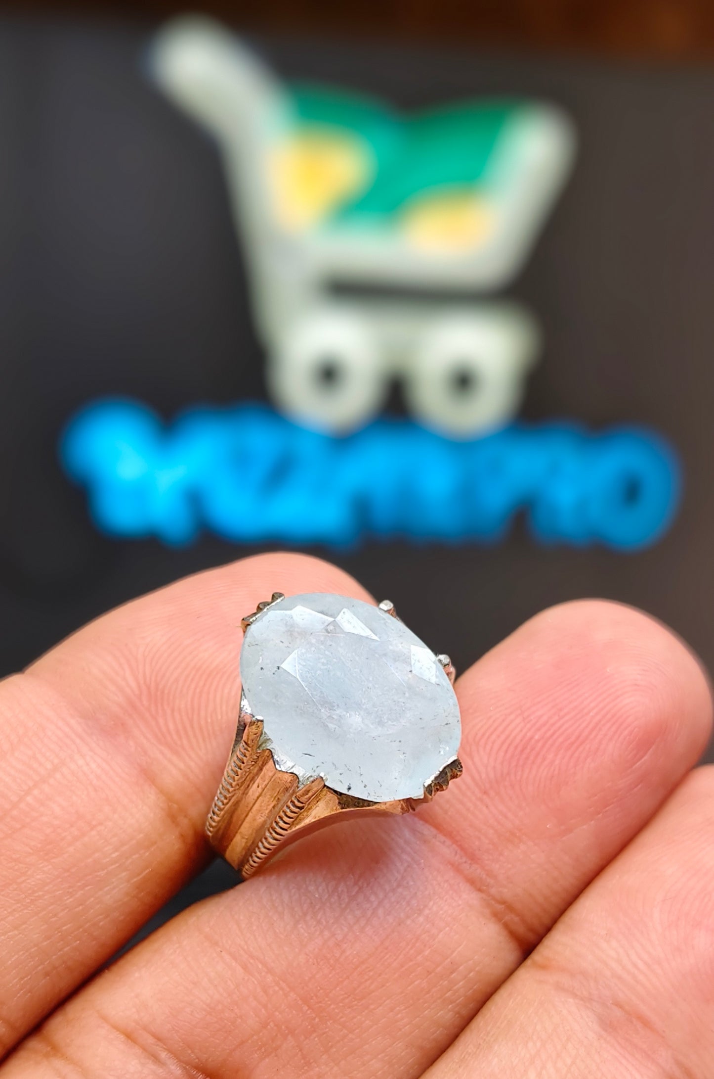 Premium Quality Aquamarine Ring