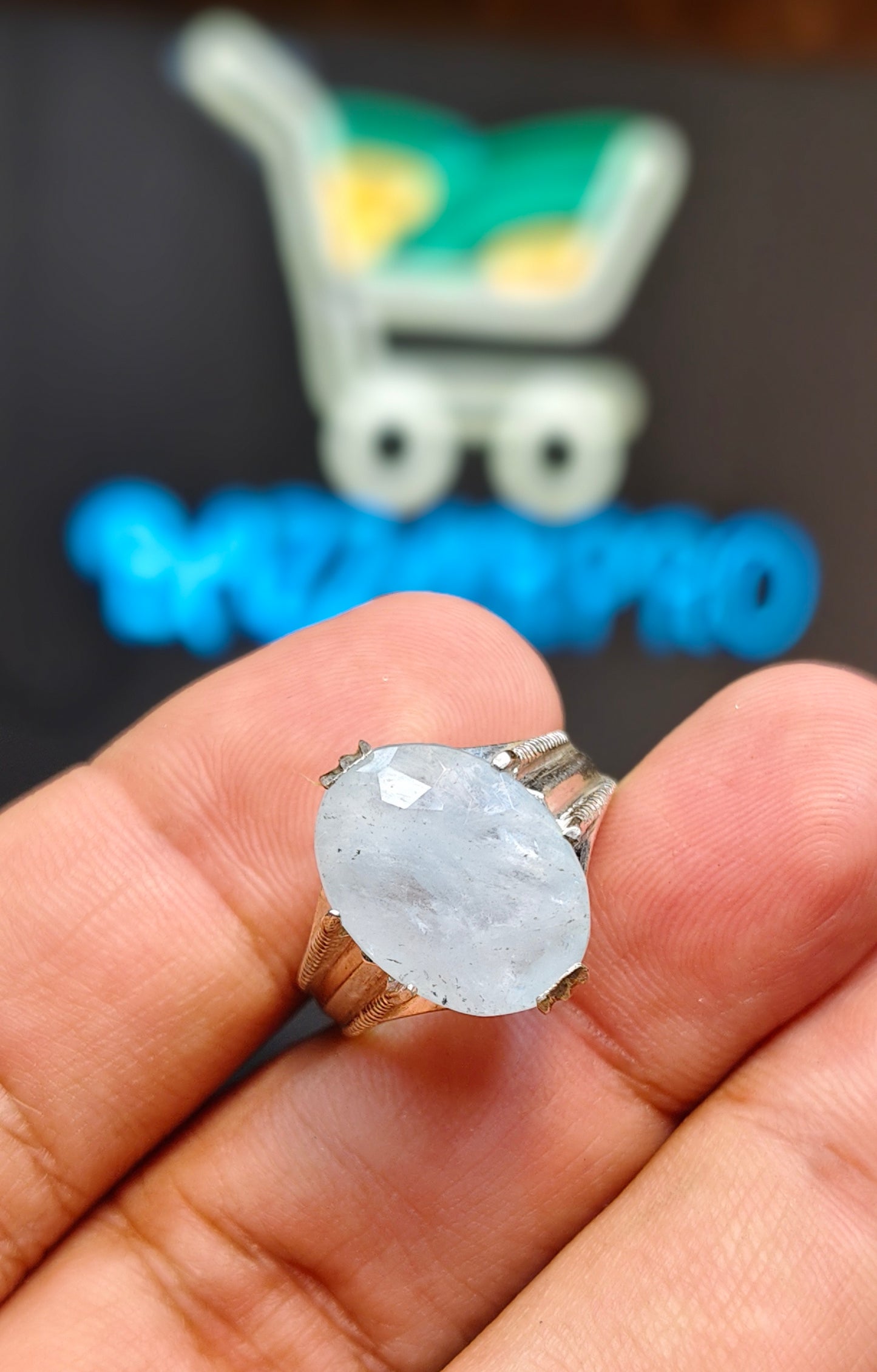 Premium Quality Aquamarine Ring