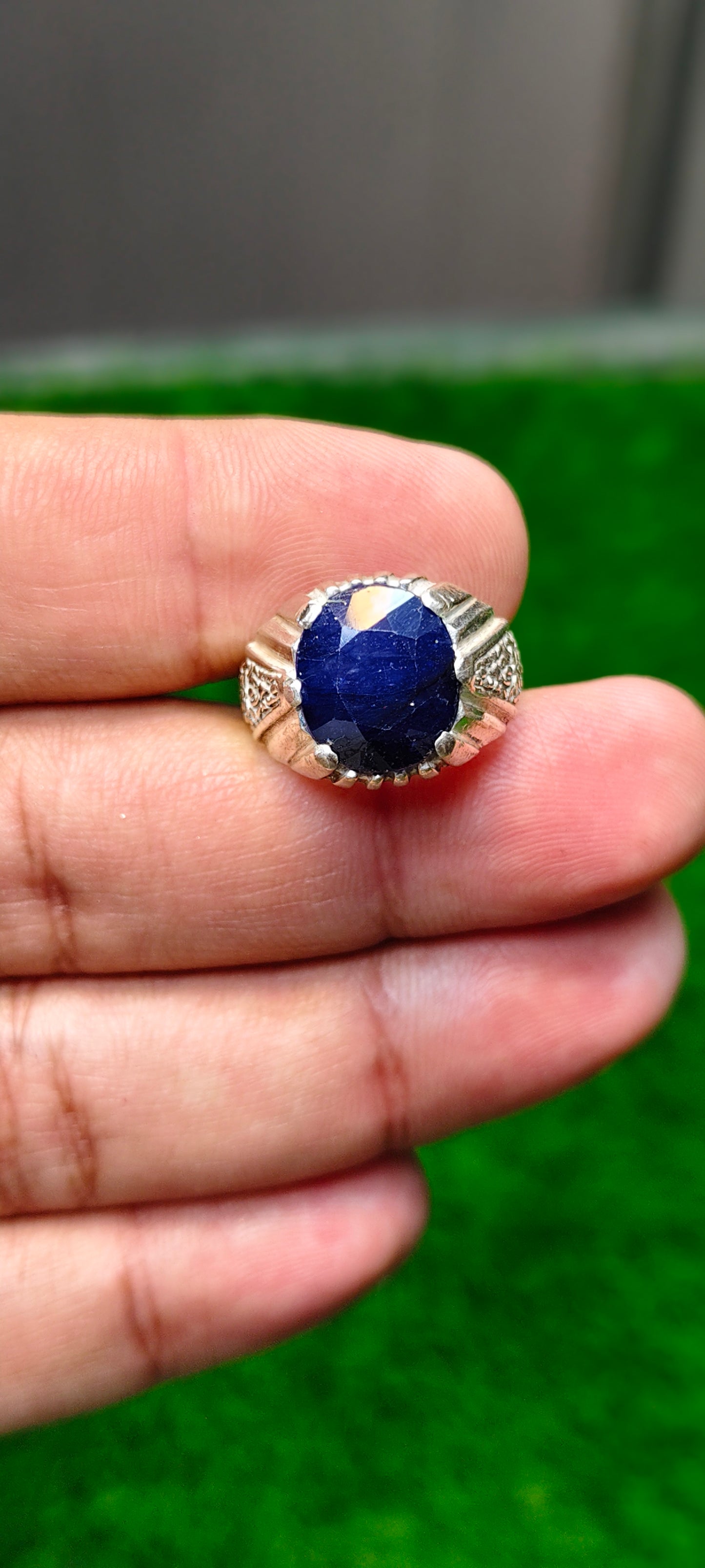 Kashmiri Neelam Ring