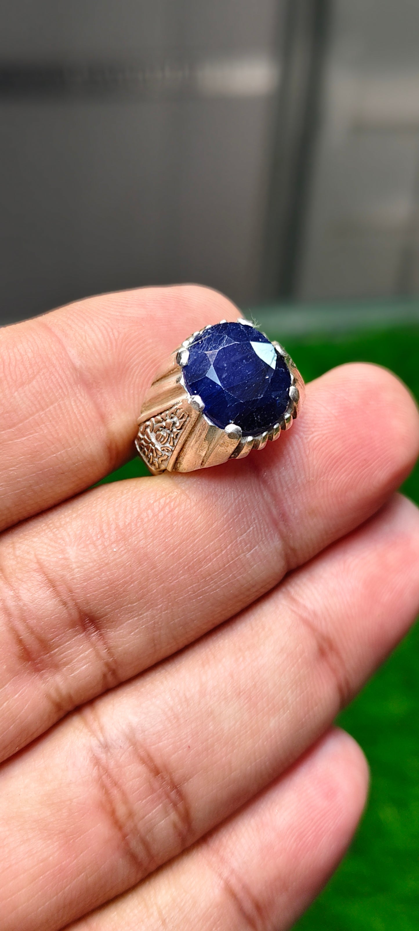 Kashmiri Neelam Ring