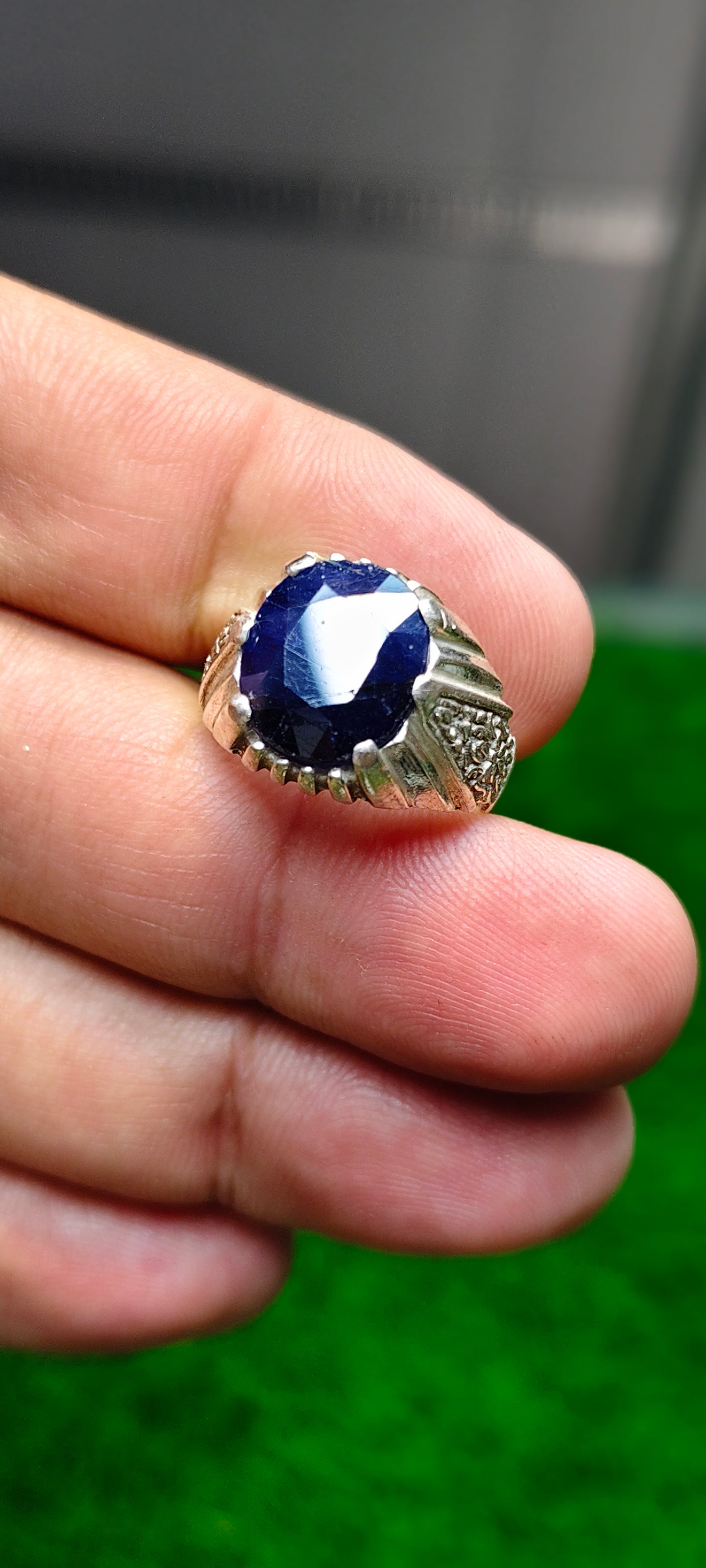 Kashmiri Neelam Ring