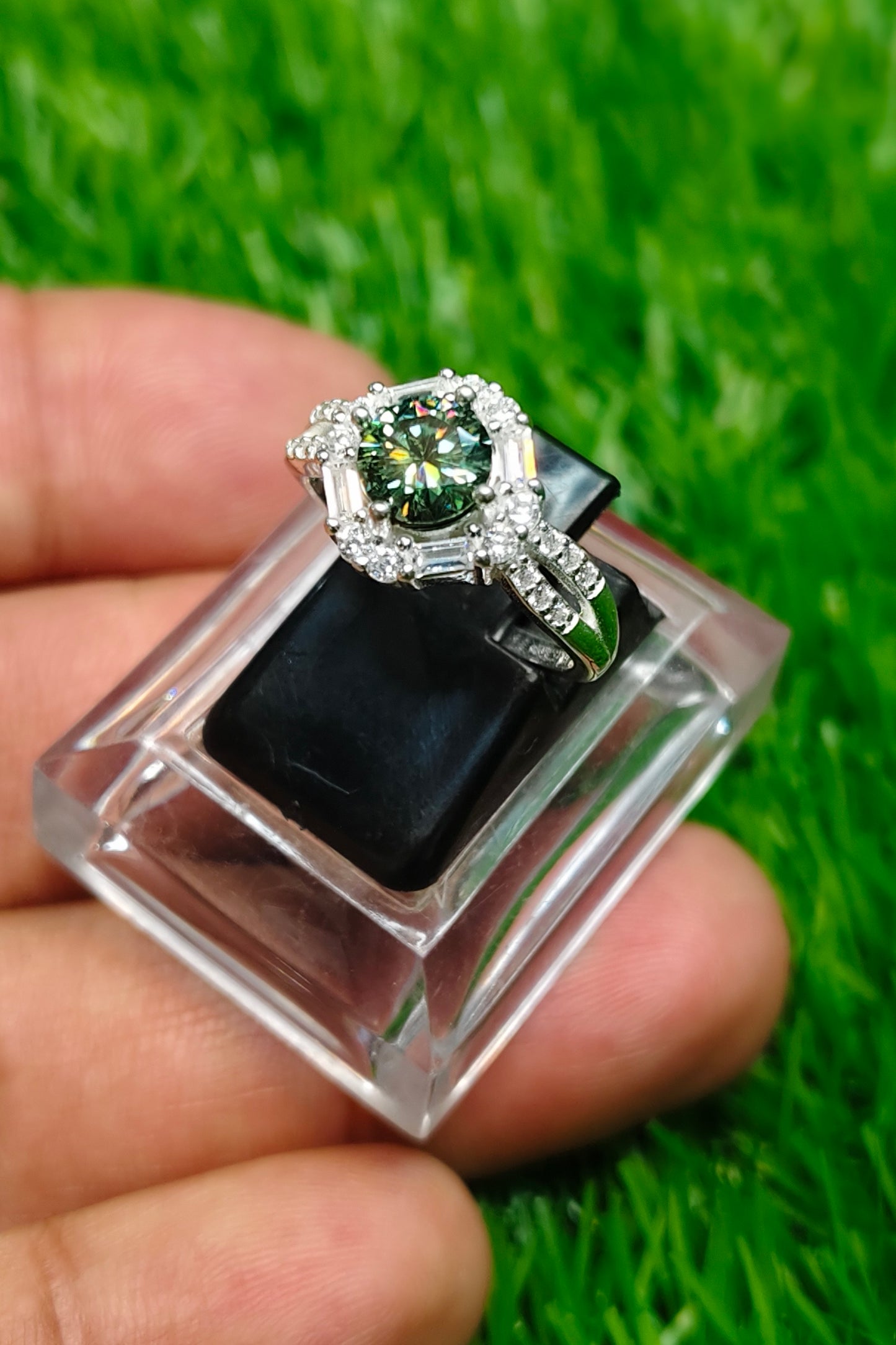 Moissanite Ring