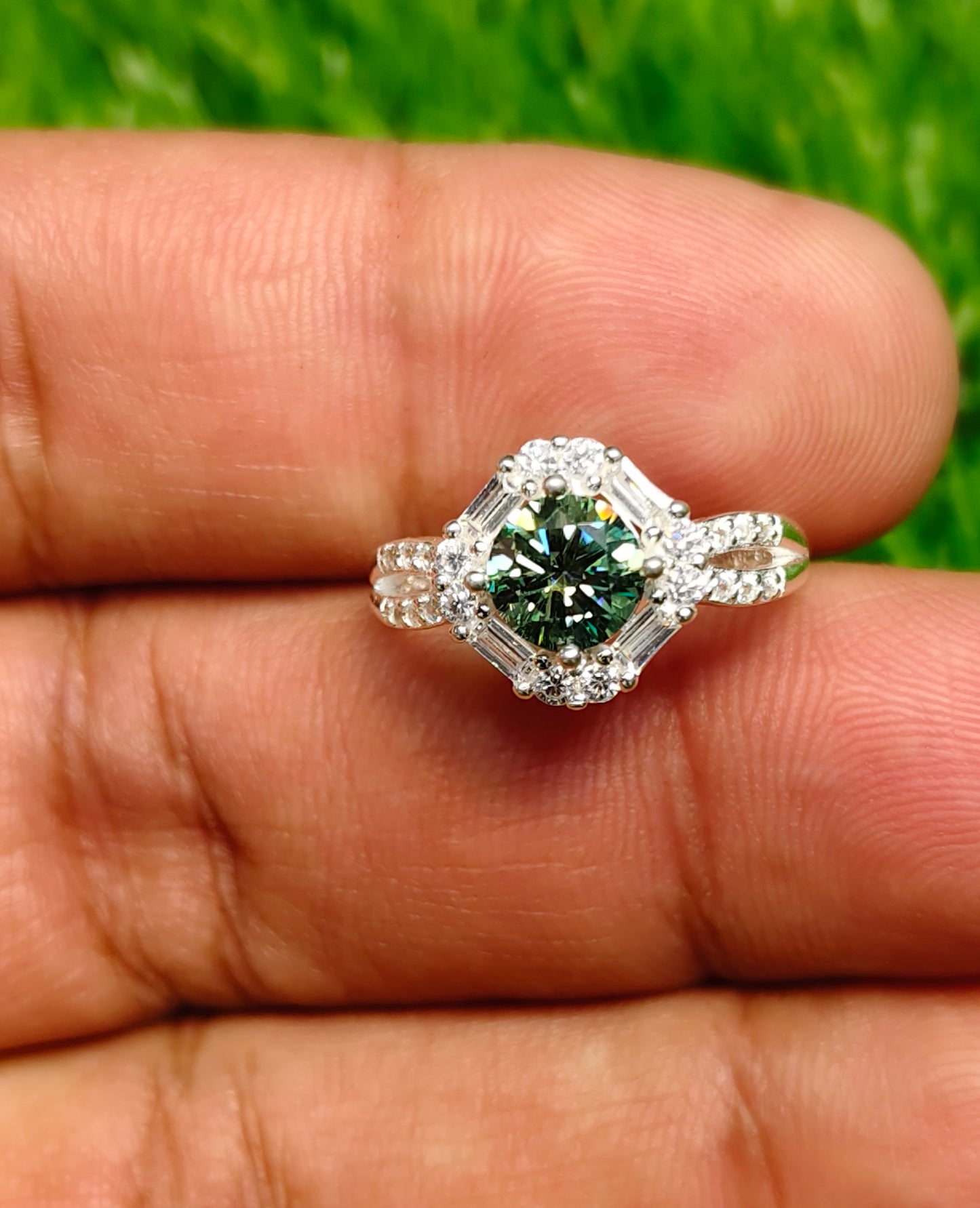 Moissanite Ring