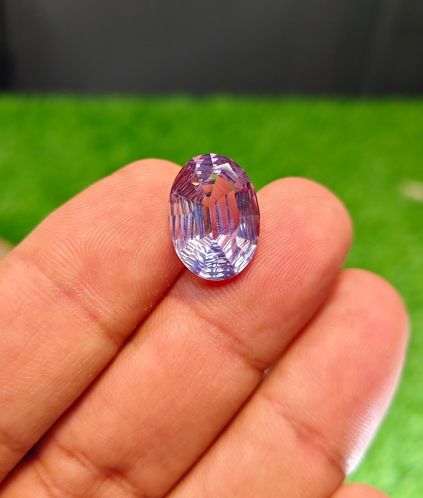 Laser Cutting Amethyst With Lab certificate