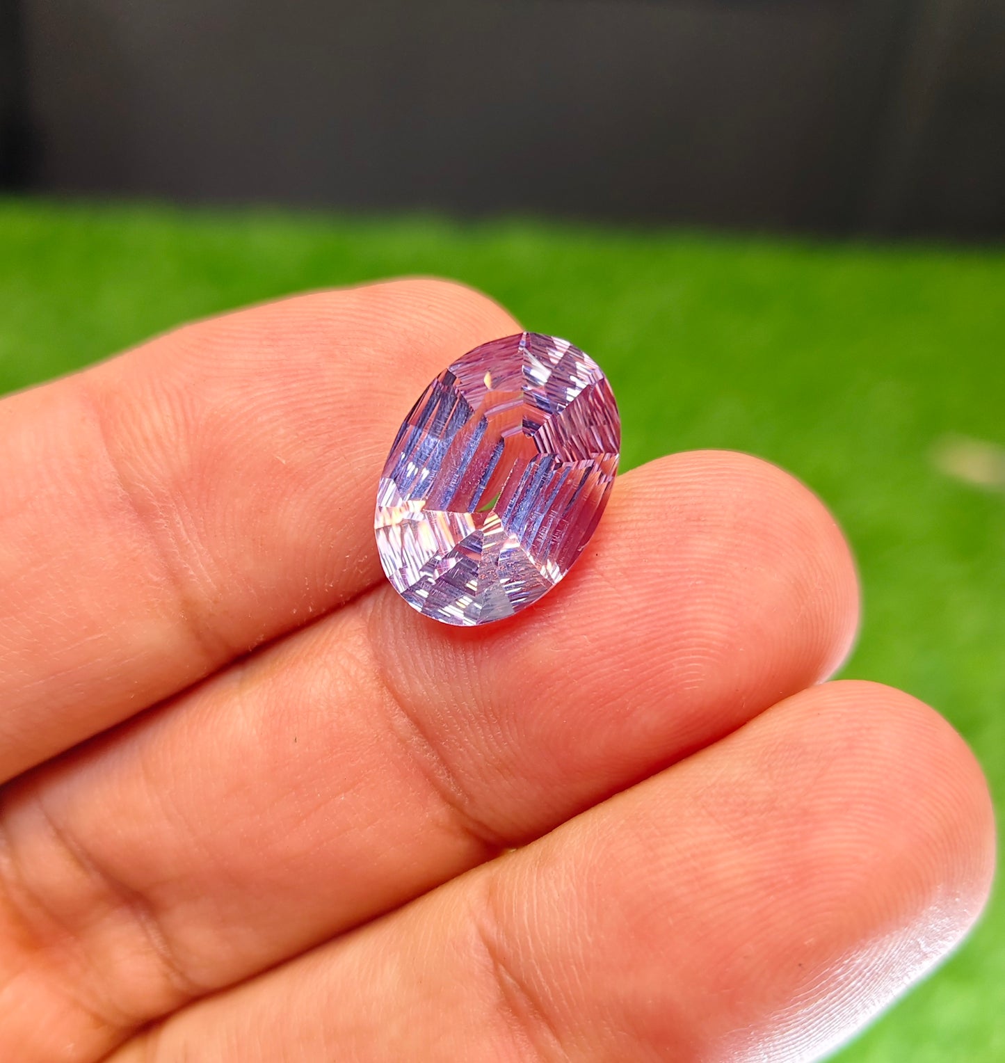 Laser Cutting Amethyst With Lab certificate