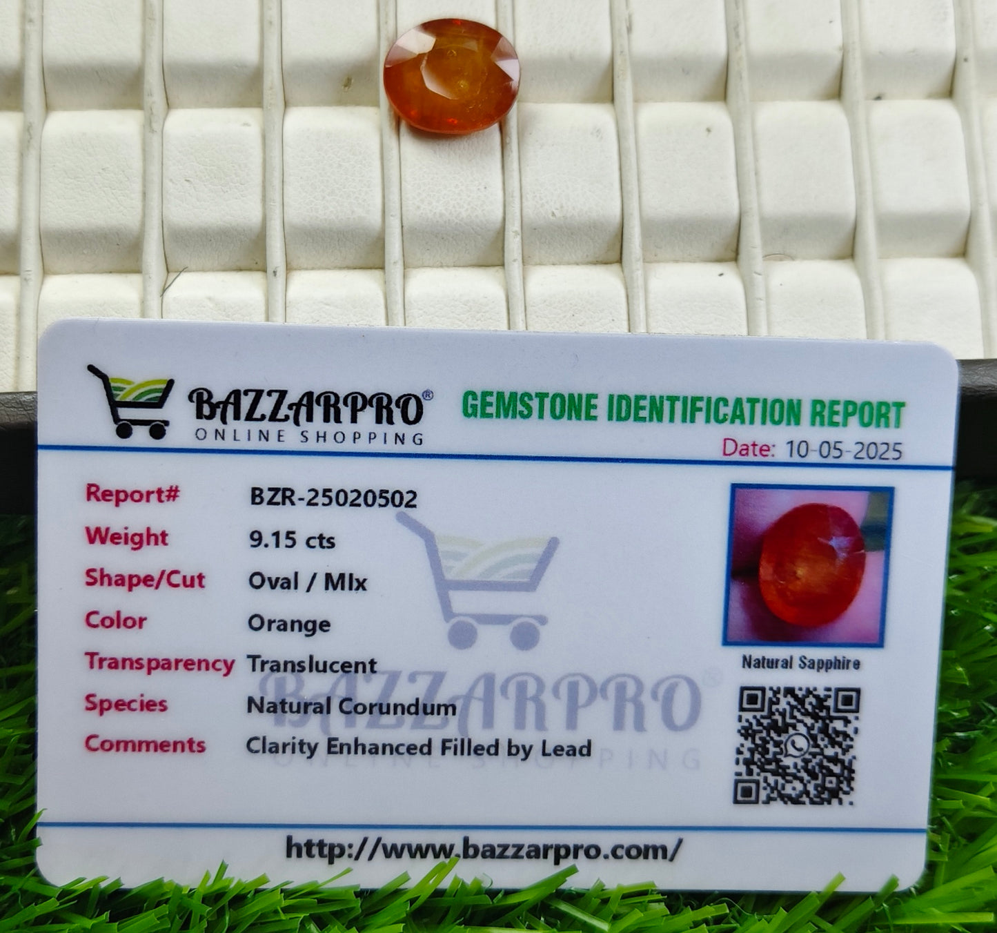 Premium Quality Pukhraj With Lab certificate