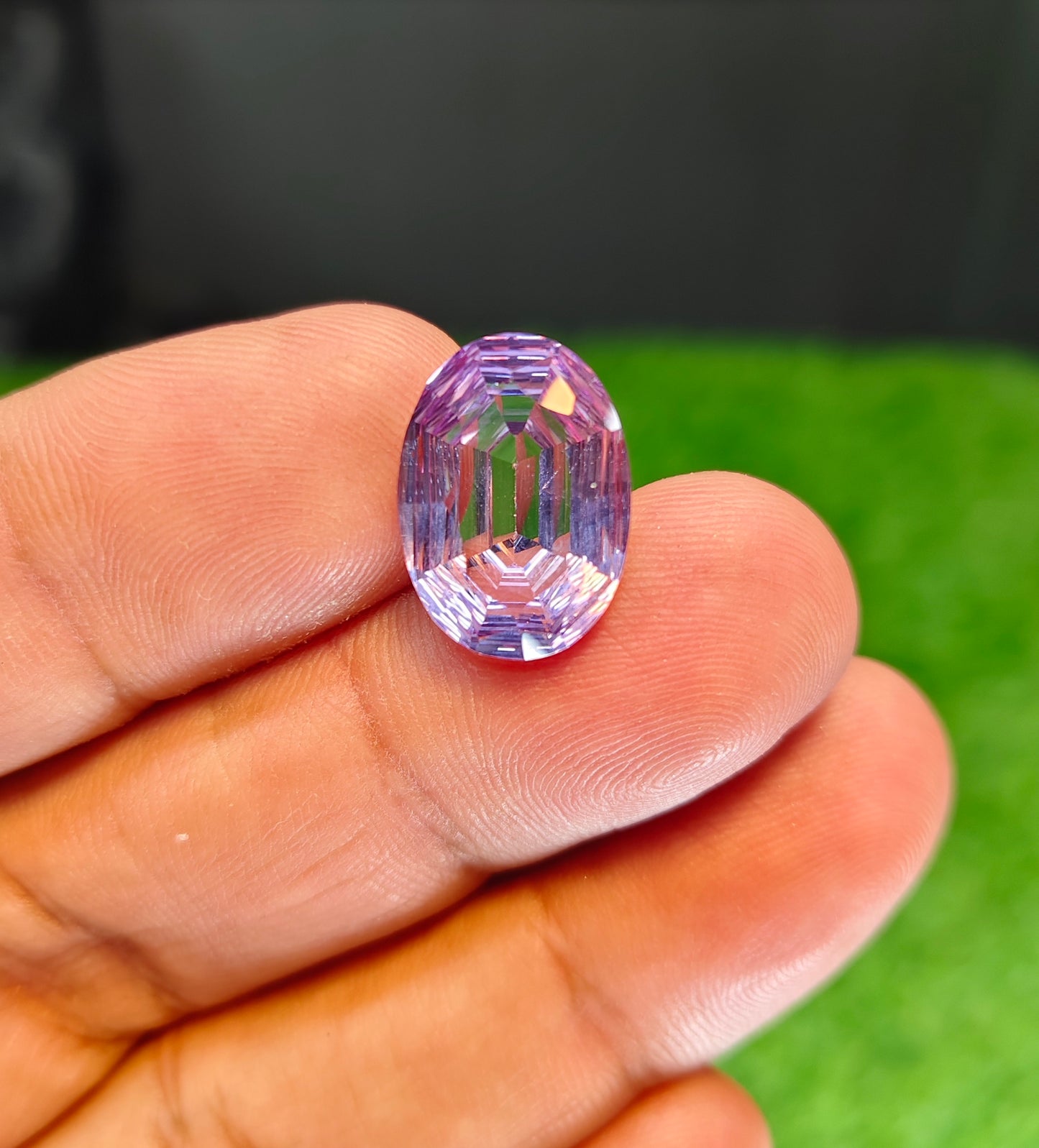 Laser Cutting Amethyst With Lab certificate