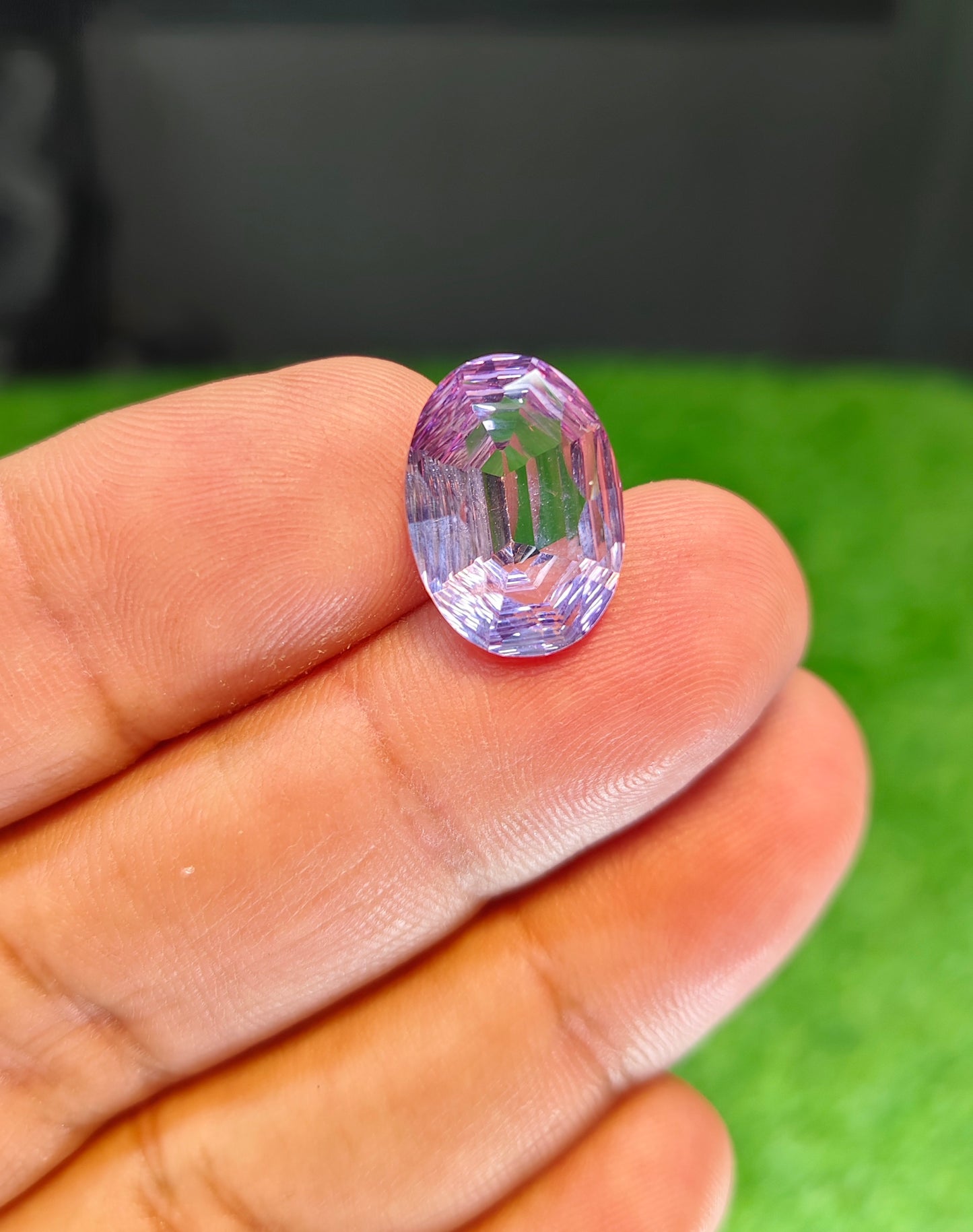 Laser Cutting Amethyst With Lab certificate