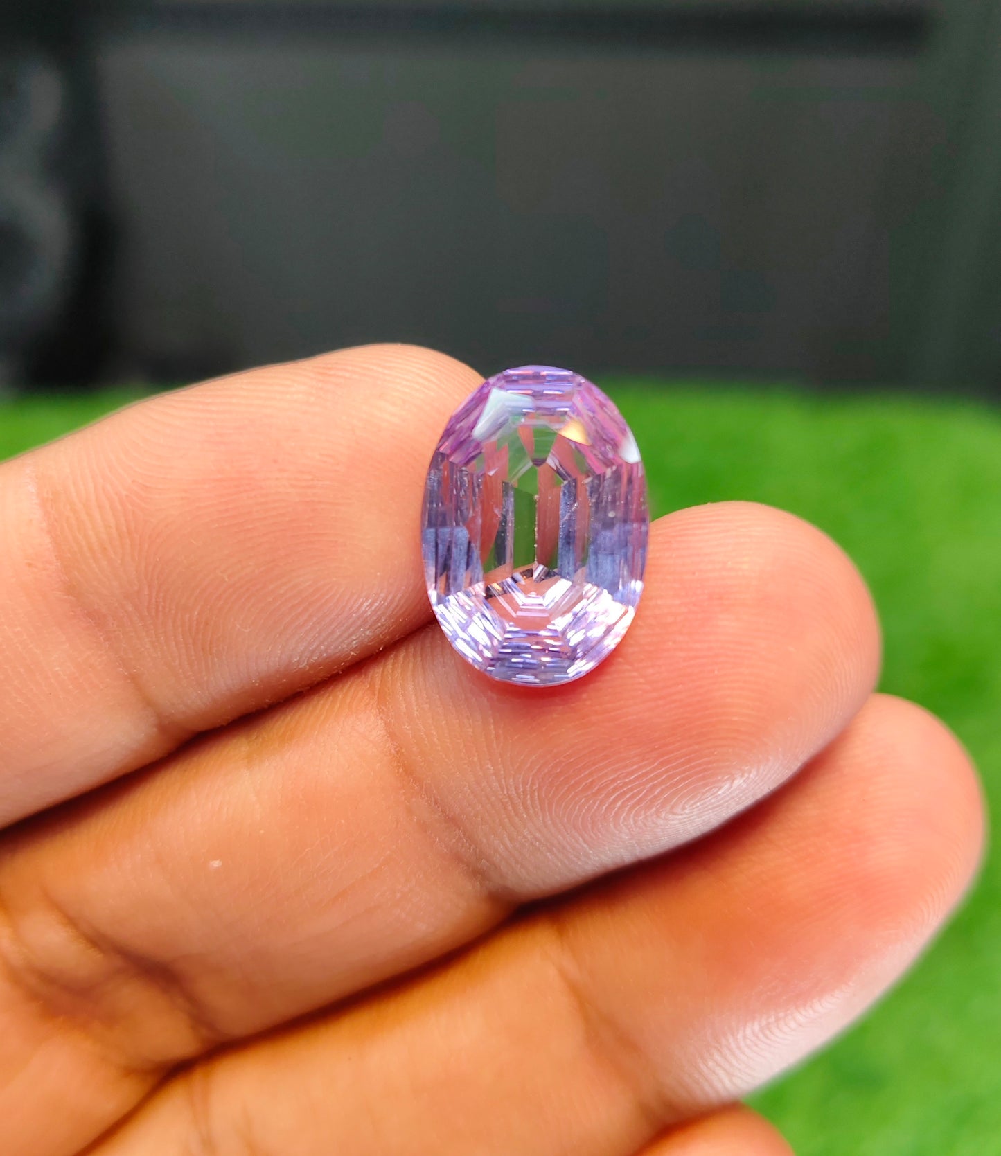 Laser Cutting Amethyst With Lab certificate