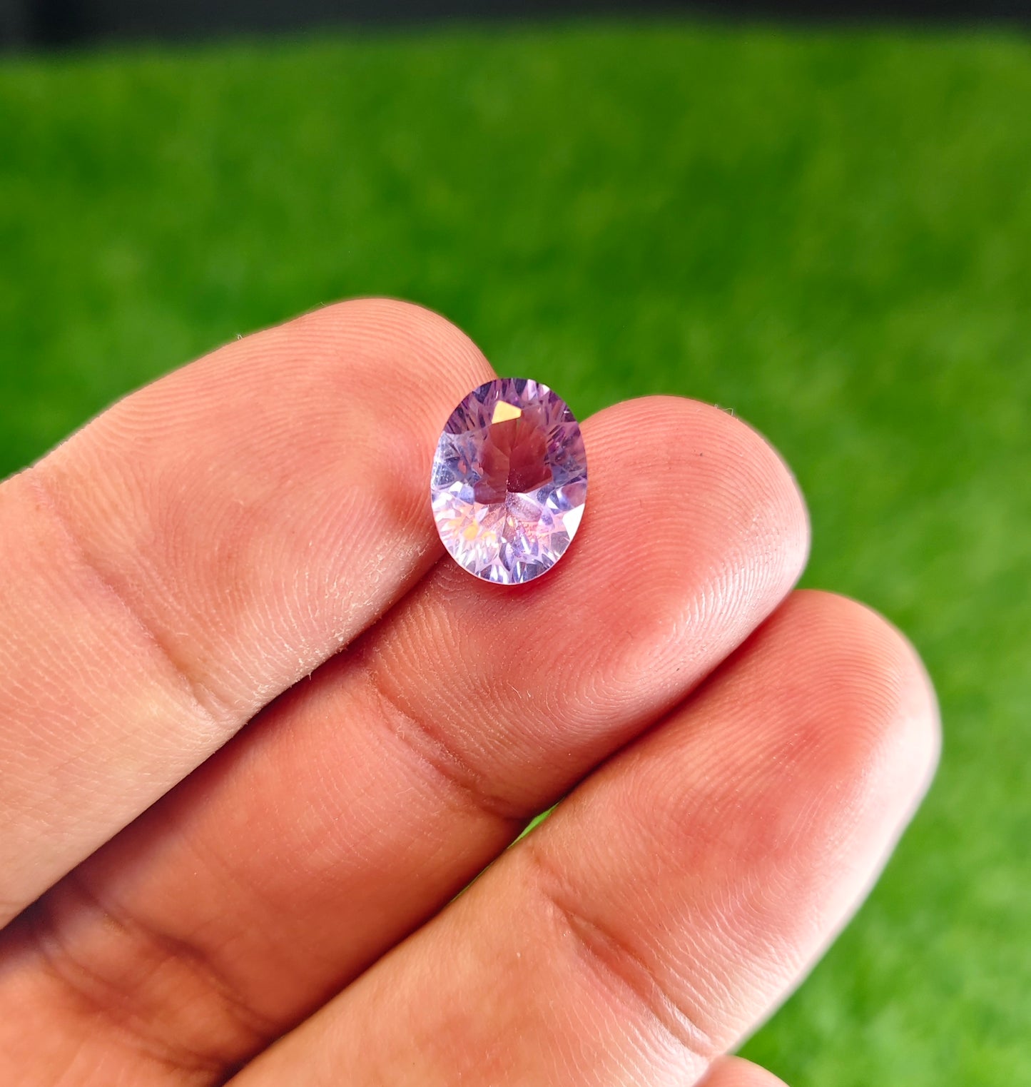 Laser Cutting Amethyst With Lab certificate