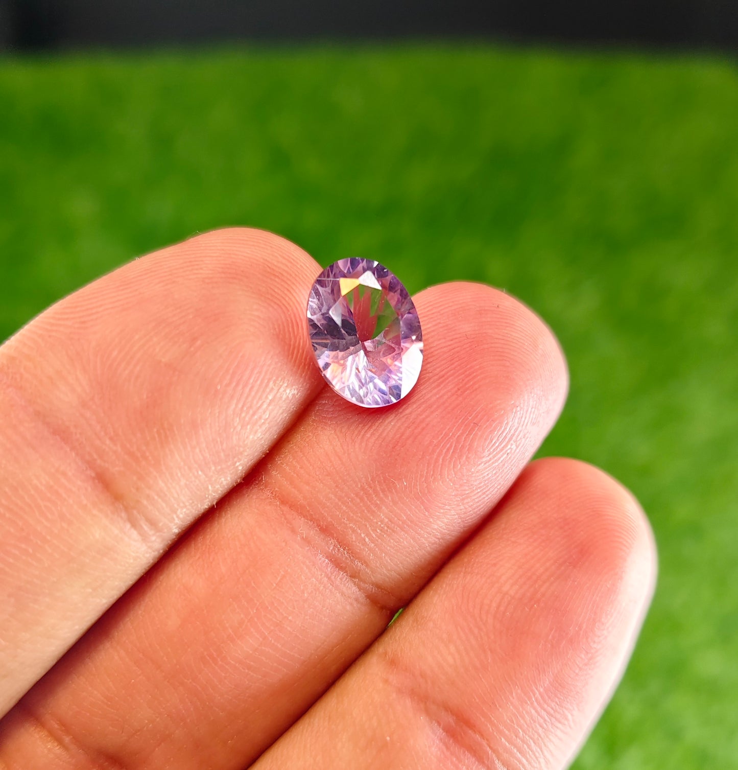 Laser Cutting Amethyst With Lab certificate