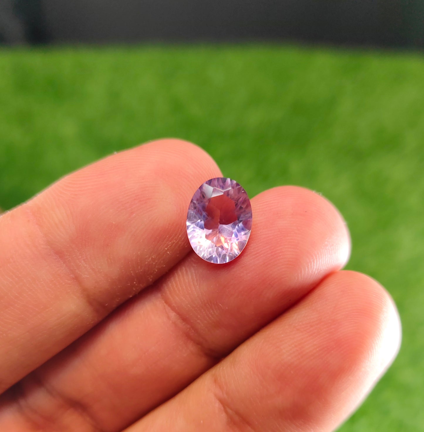 Laser Cutting Amethyst With Lab certificate