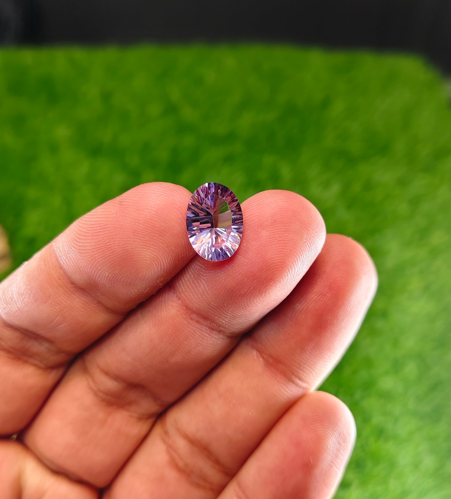 Laser Cutting Amethyst With Lab certificate