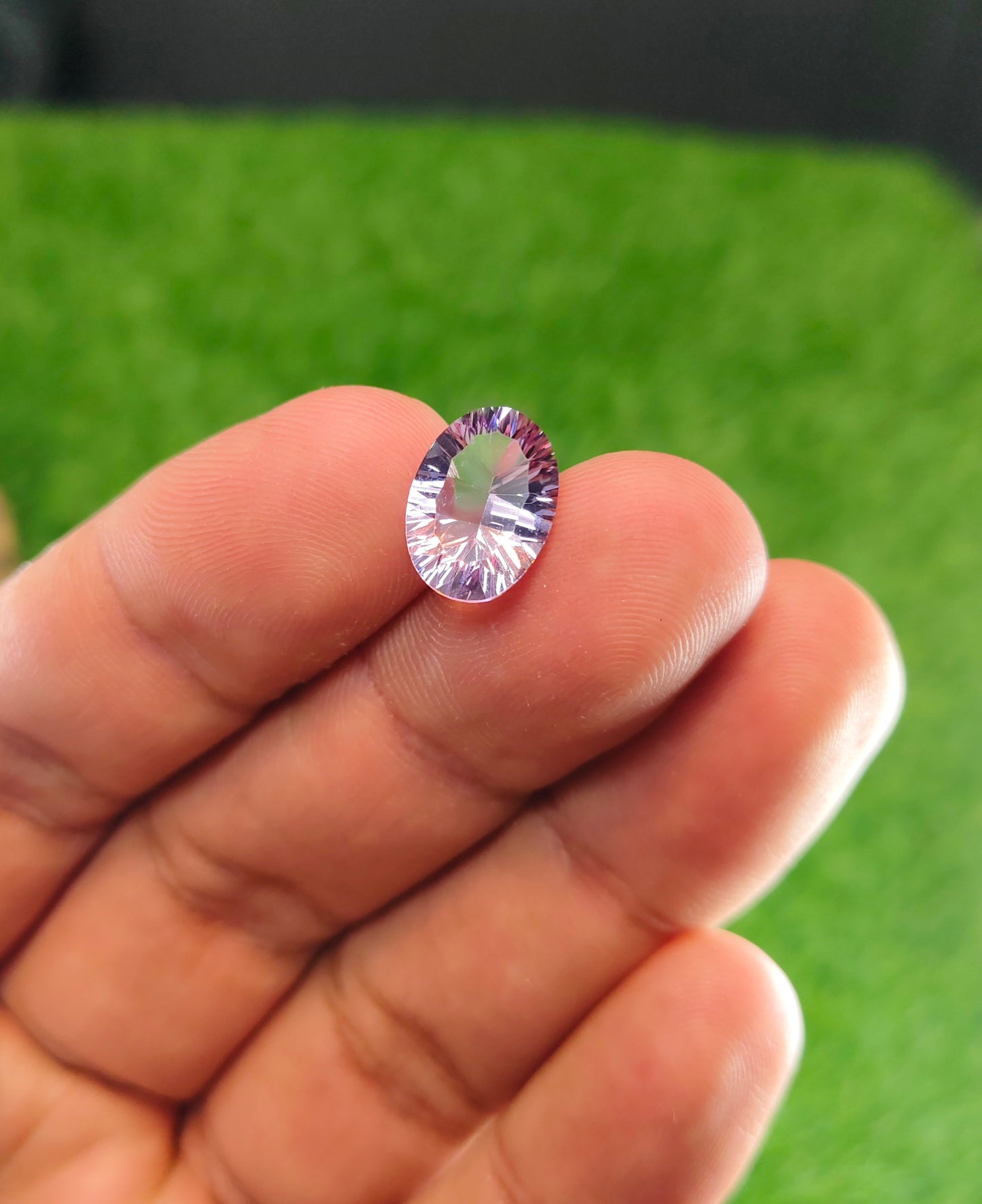Laser Cutting Amethyst With Lab certificate