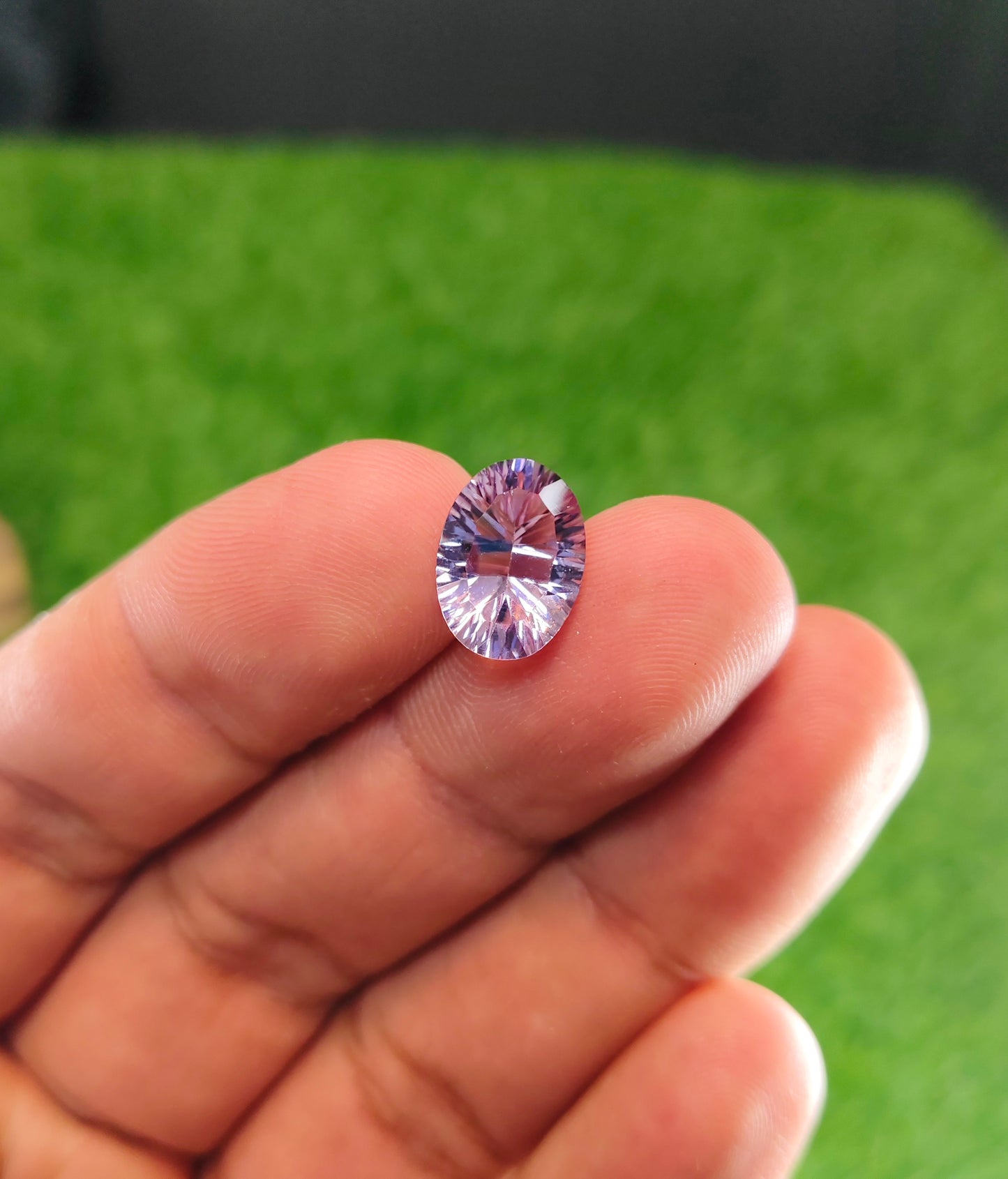 Laser Cutting Amethyst With Lab certificate
