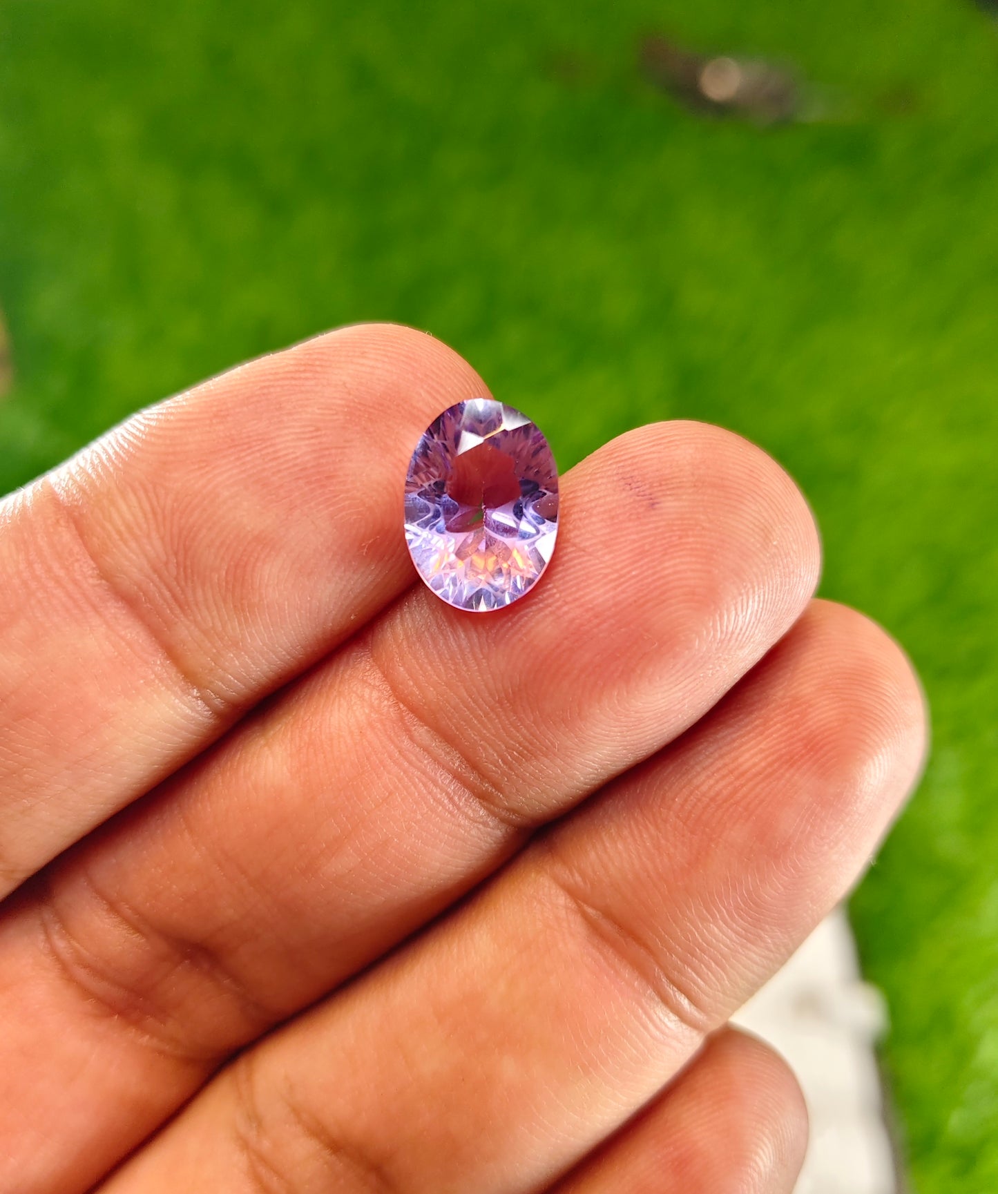 Laser Cut Amethyst With Lab certificate