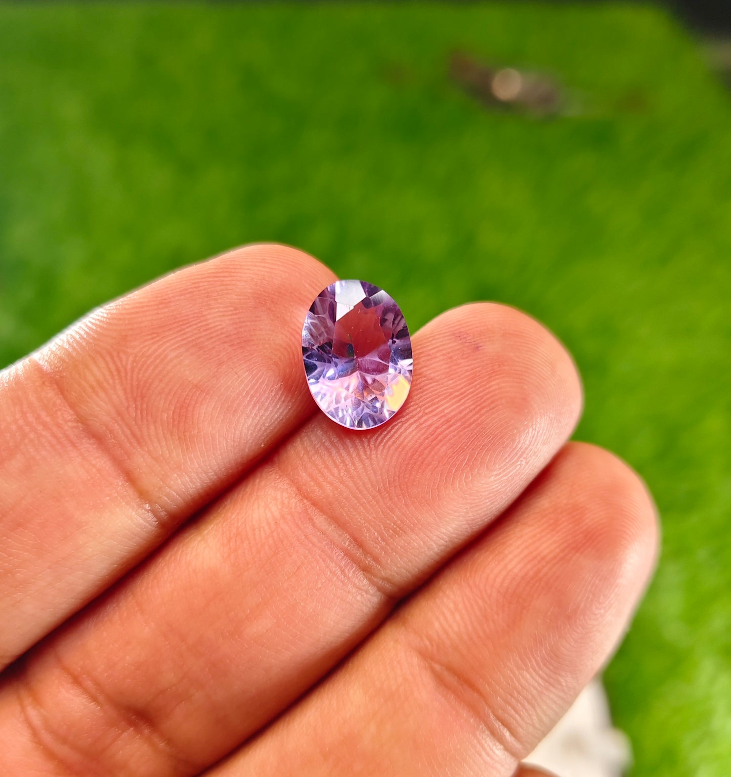 Laser Cut Amethyst With Lab certificate