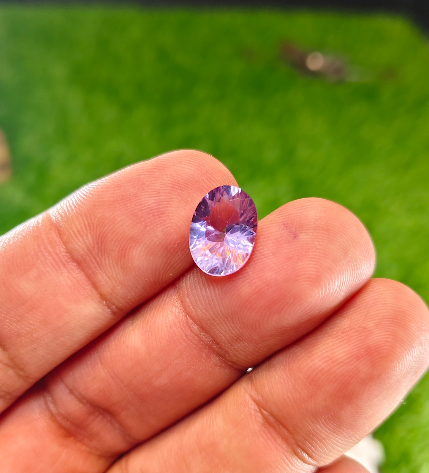 Laser Cut Amethyst With Lab certificate