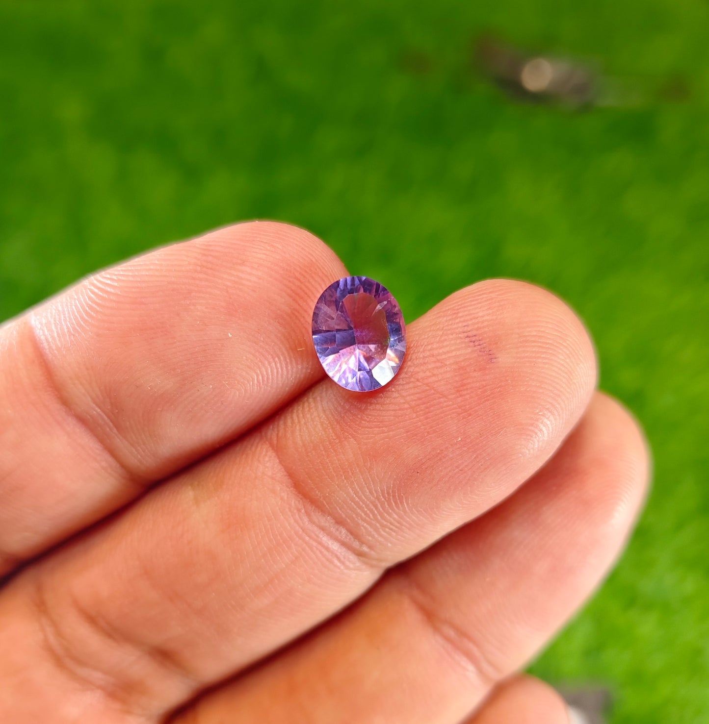 Laser Cutting Amethyst With Lab certificate