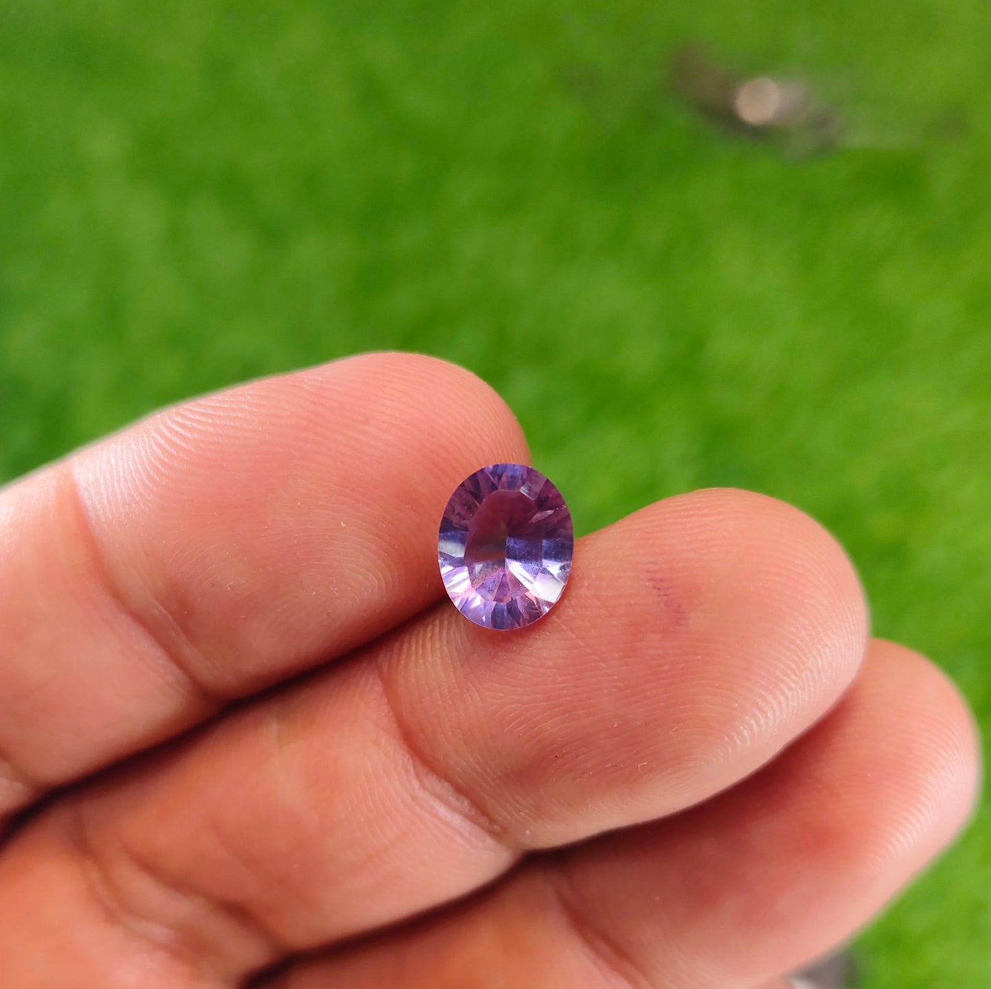 Laser Cutting Amethyst With Lab certificate