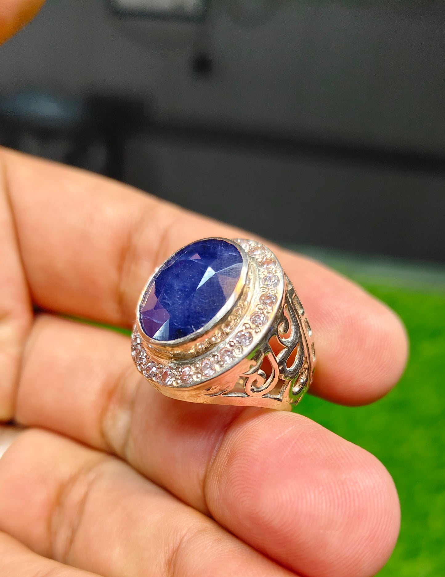 Big Size Neelam Ring