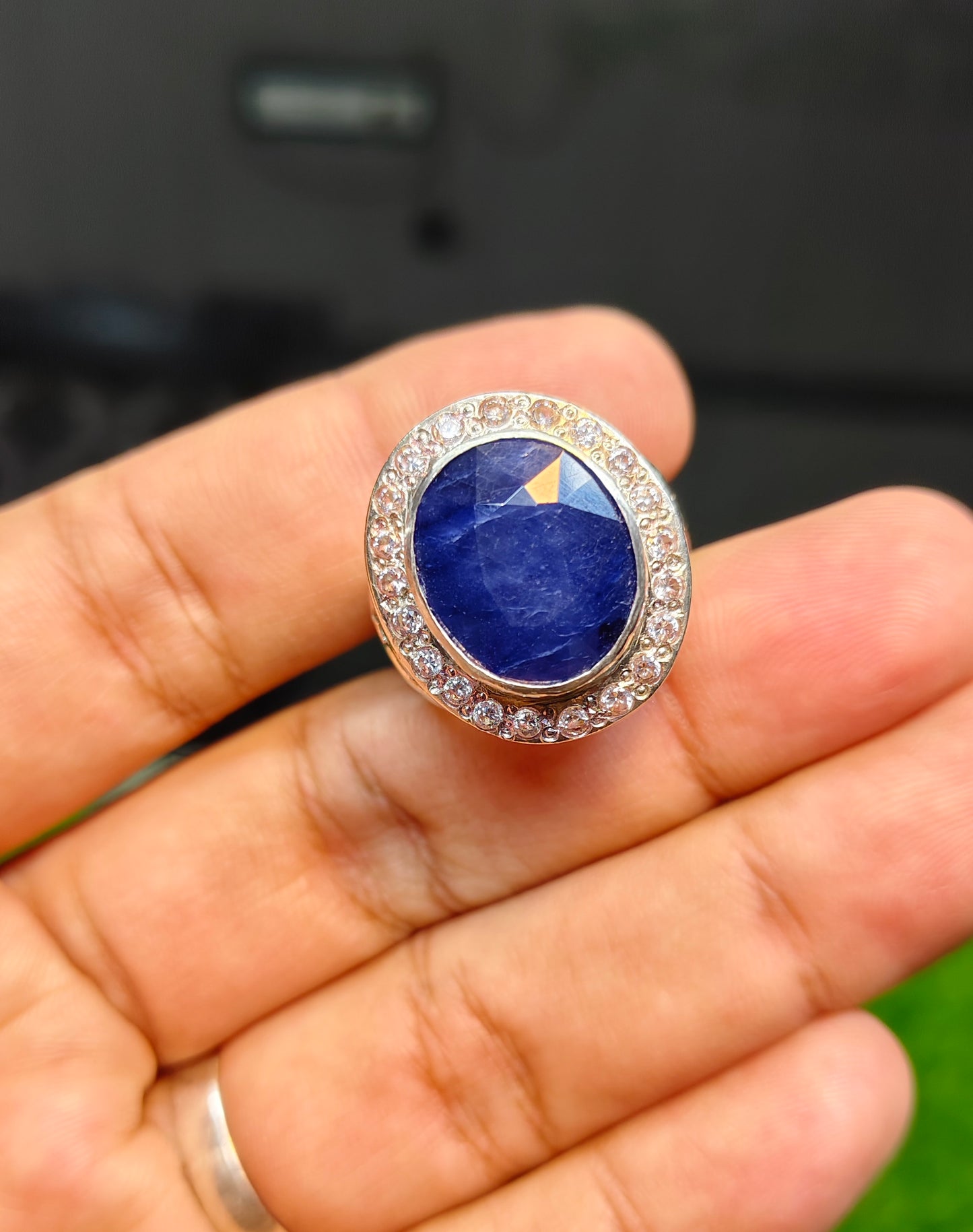 Big Size Neelam Ring