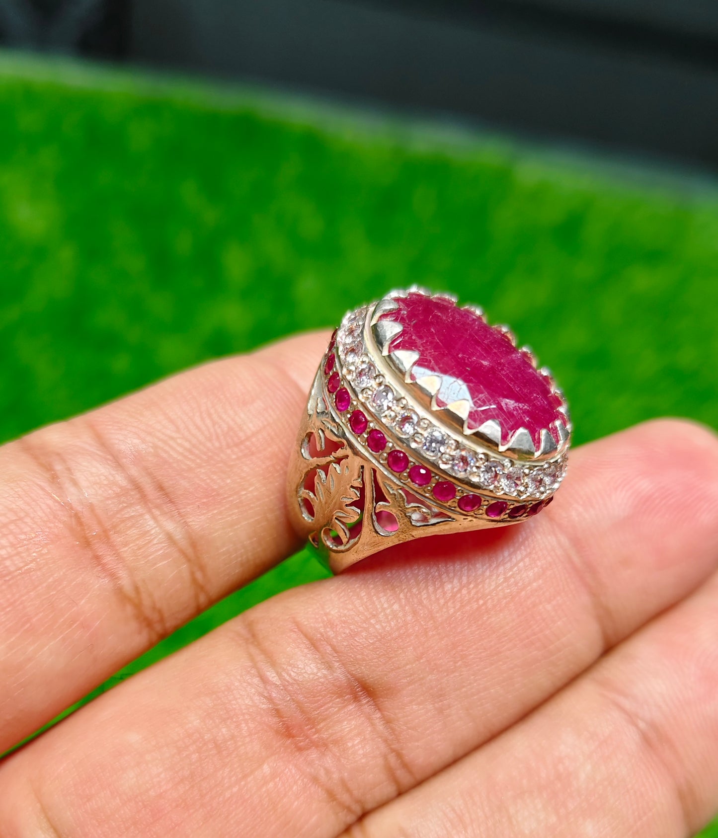 Big Size Ruby Ring
