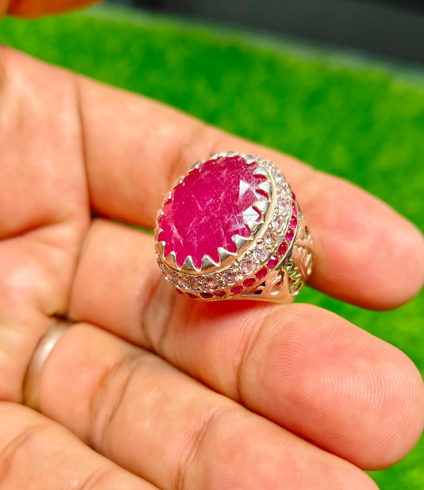Big Size Ruby Ring