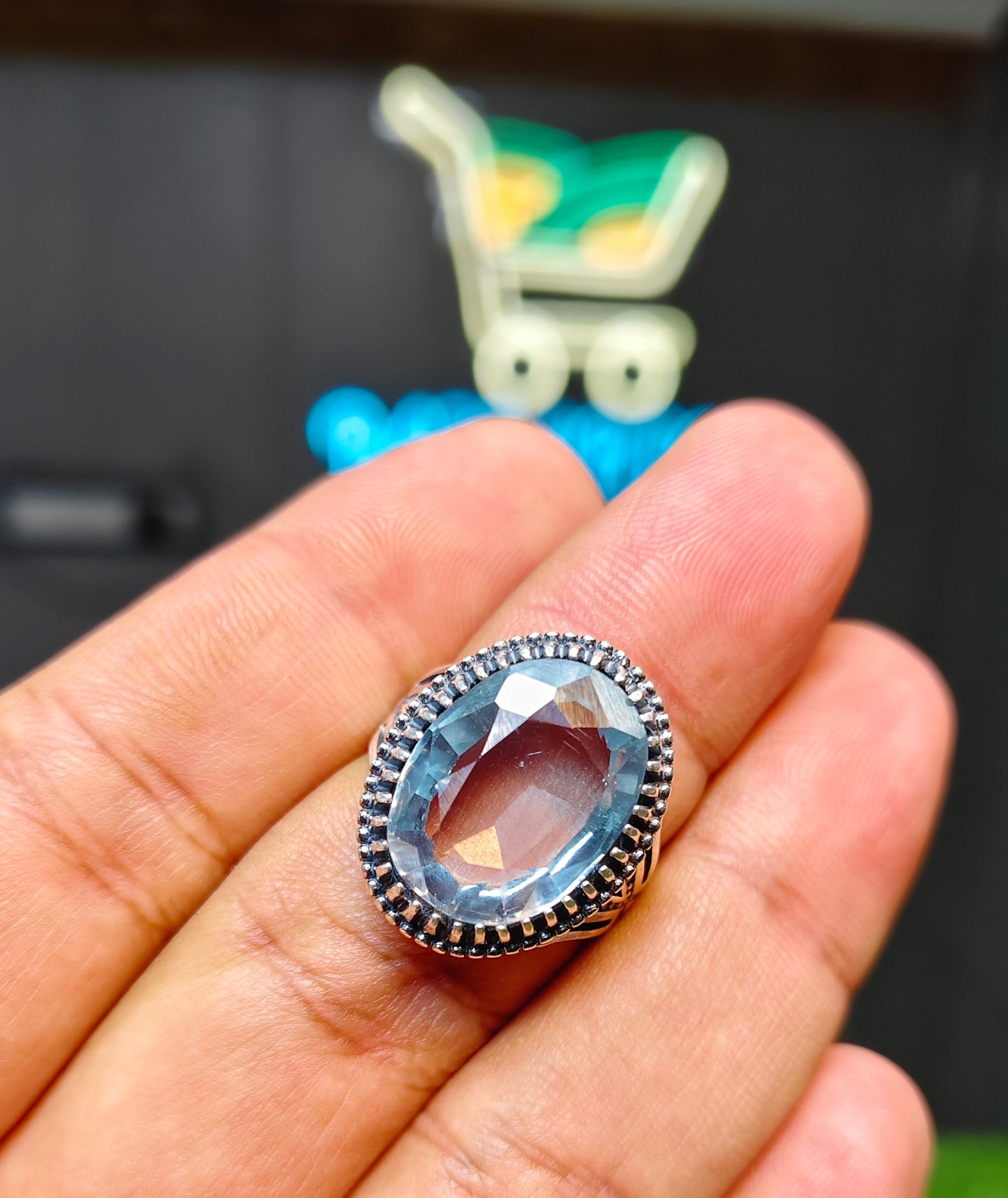 Aquamarine Ring